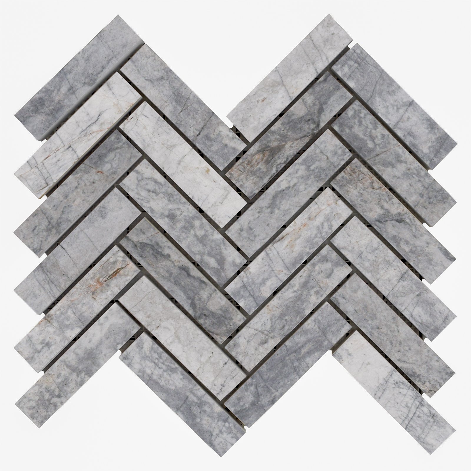 Herringbone London Mat Mermer Mozaik