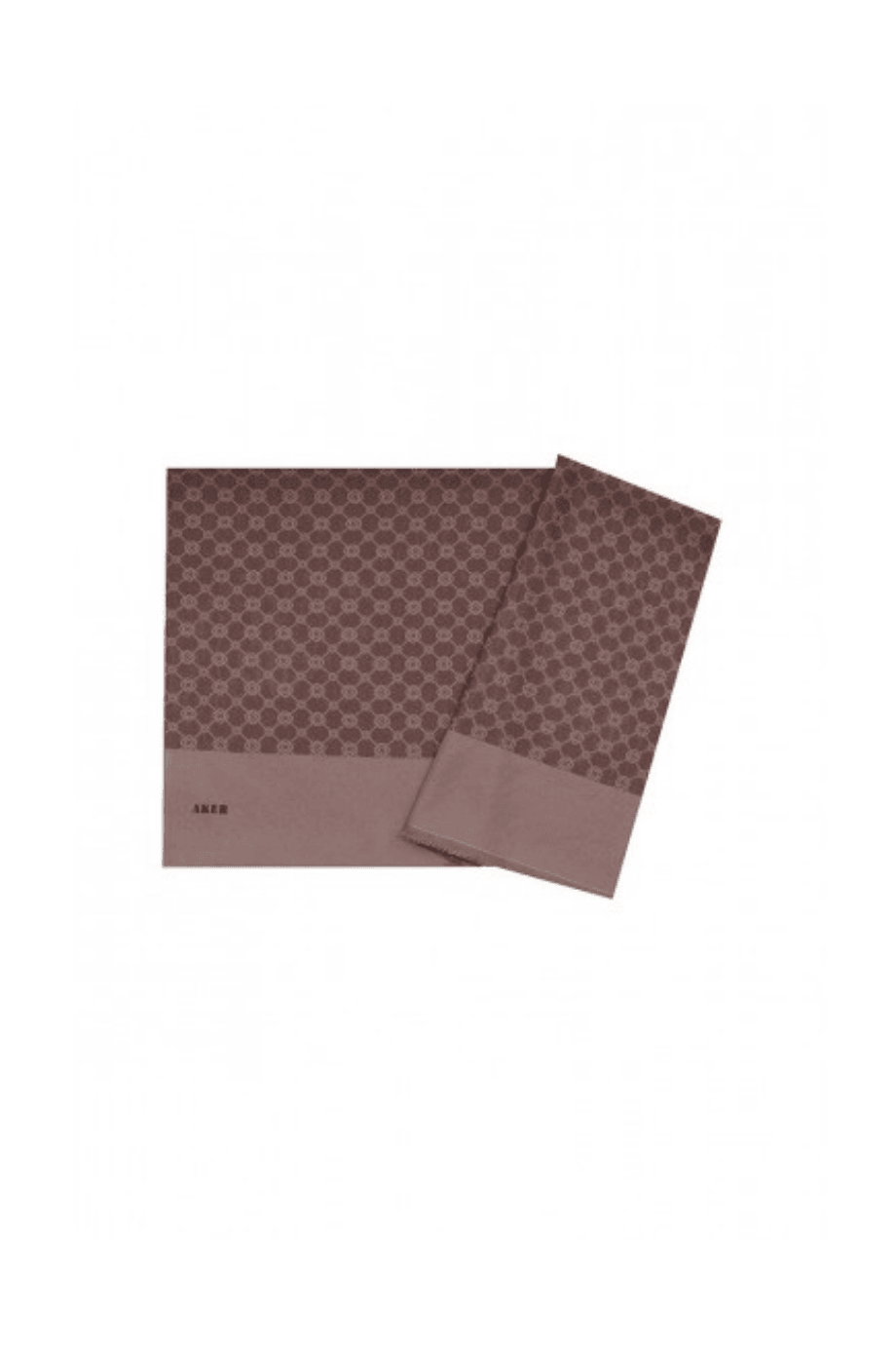 Aker Monogram Şal Kahve-932
