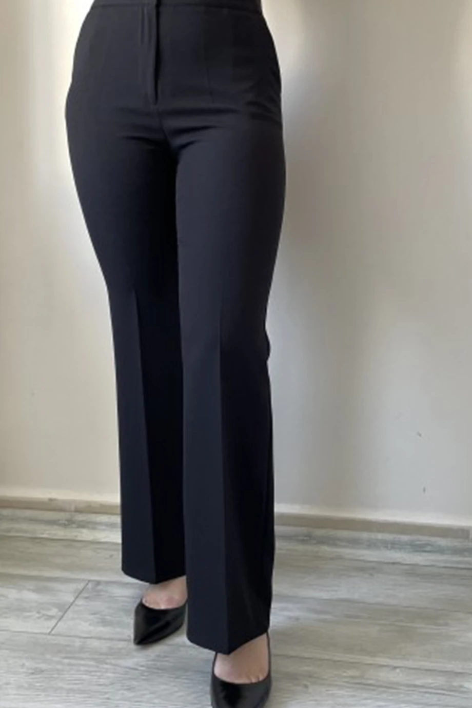 Modiva İspanyol Paça Pantolon Siyah