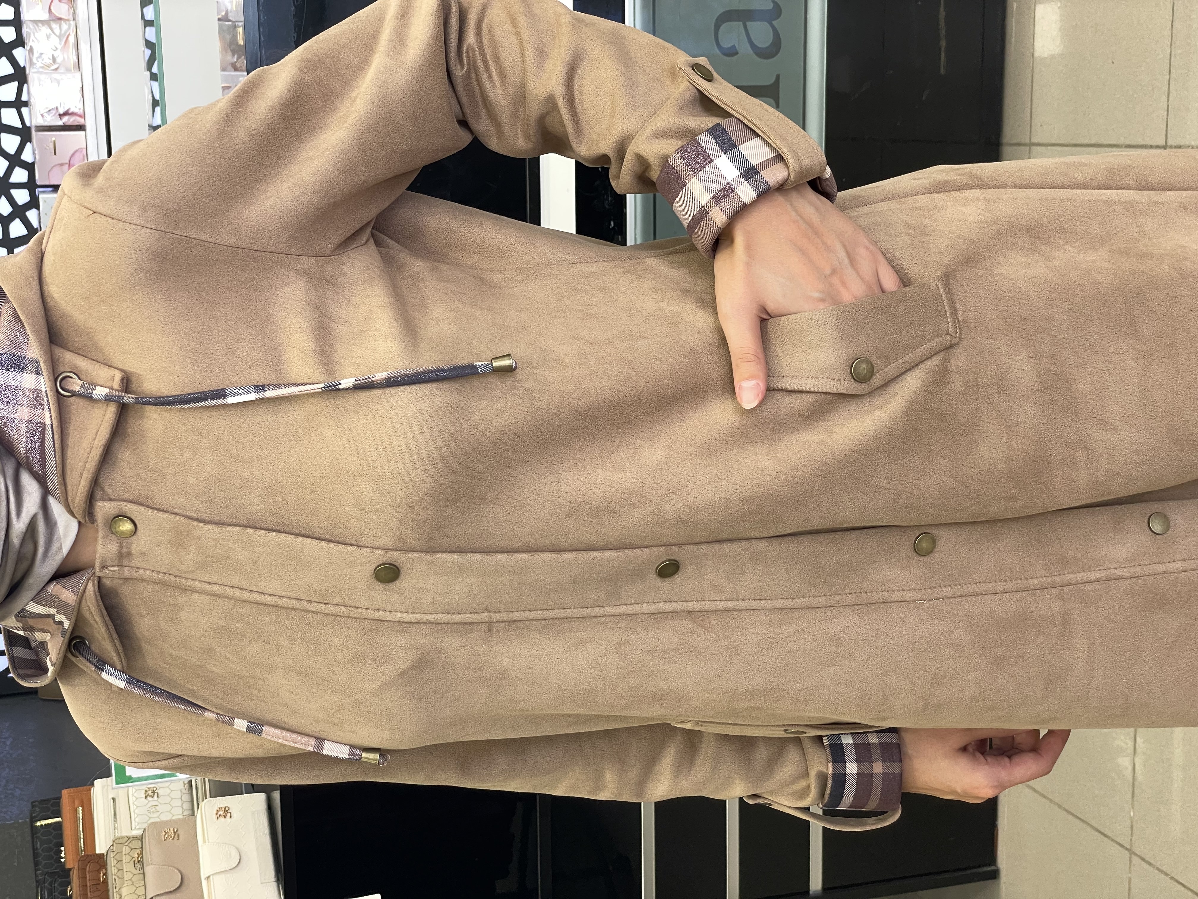 BERELANCE KAPÜŞONLU UZUN KAP