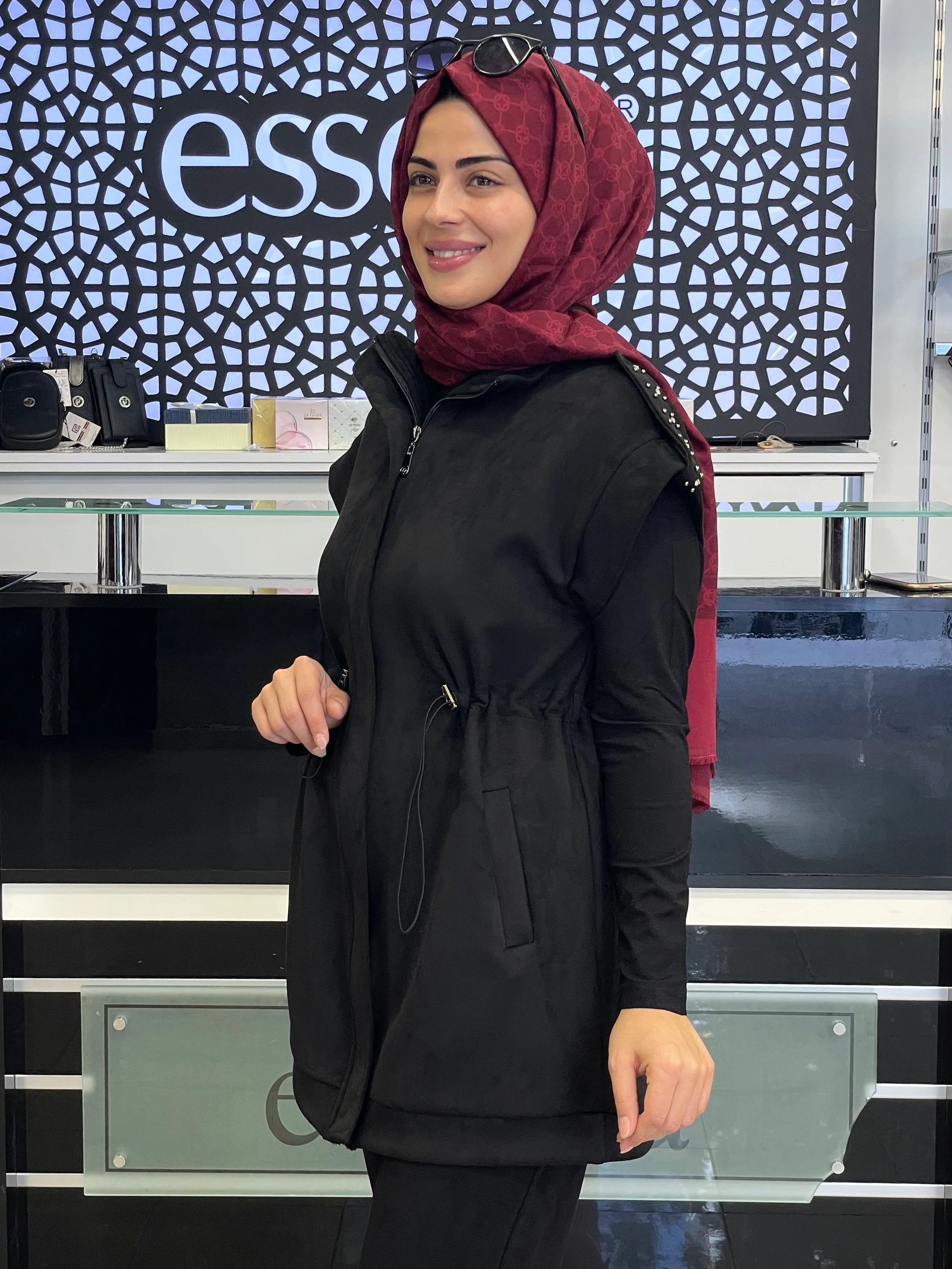 BERELANCE SÜET YELEKLİ 2Lİ TAKIM