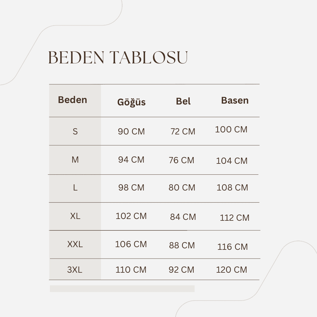 QIMENE DESENLİ TUNİK KAHVERENGİ