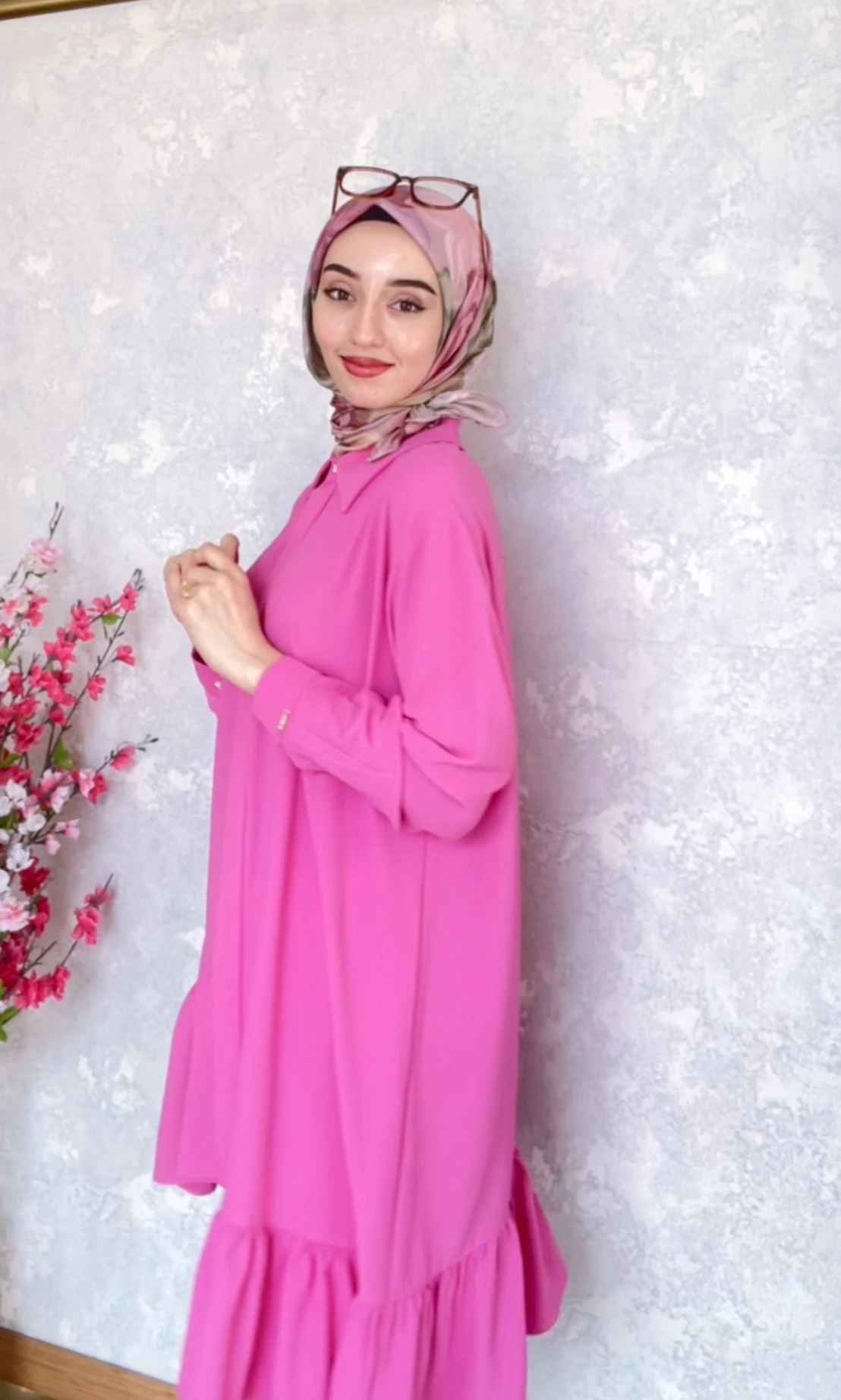 SETRMS FIRFIRLI GÖMLEK PEMBE 