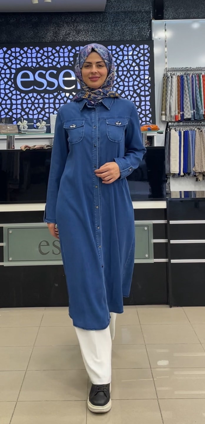 BERELANCE UZUN KOT GÖMLEK