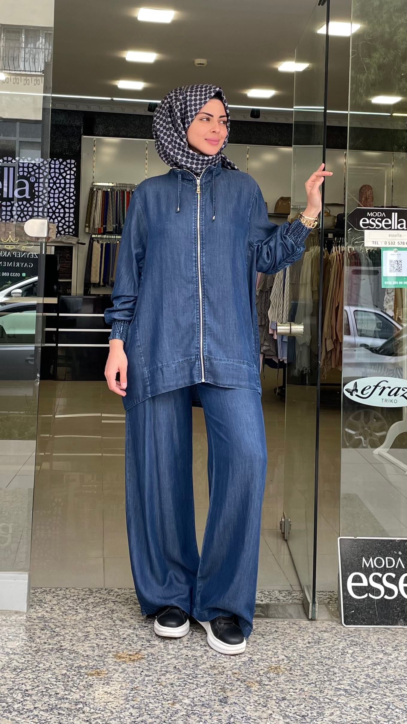 QİMENE TENSEL KOT PANTOLON
