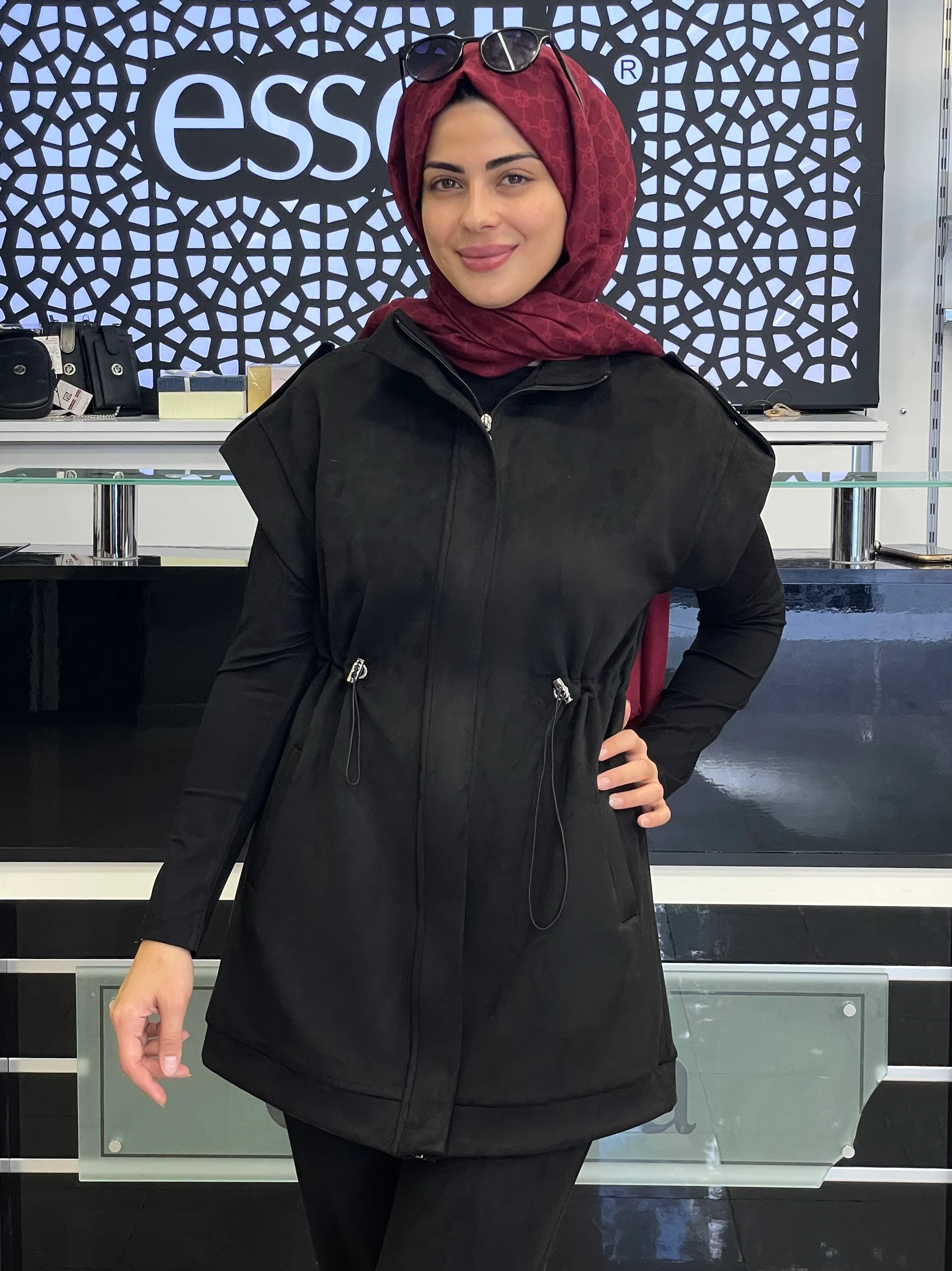 BERELANCE SÜET YELEKLİ 2Lİ TAKIM