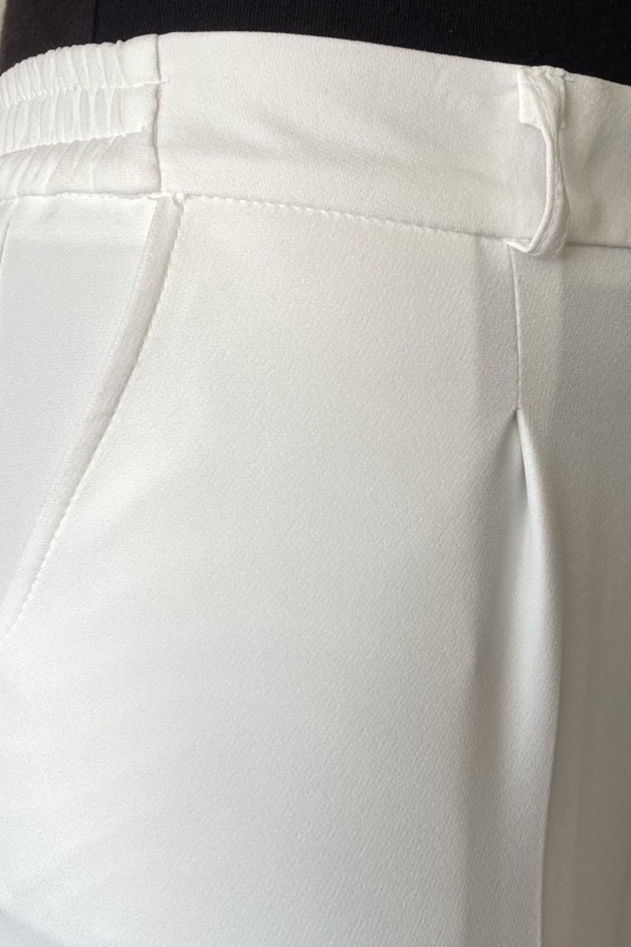 Modiva Duble paça pantolon Beyaz