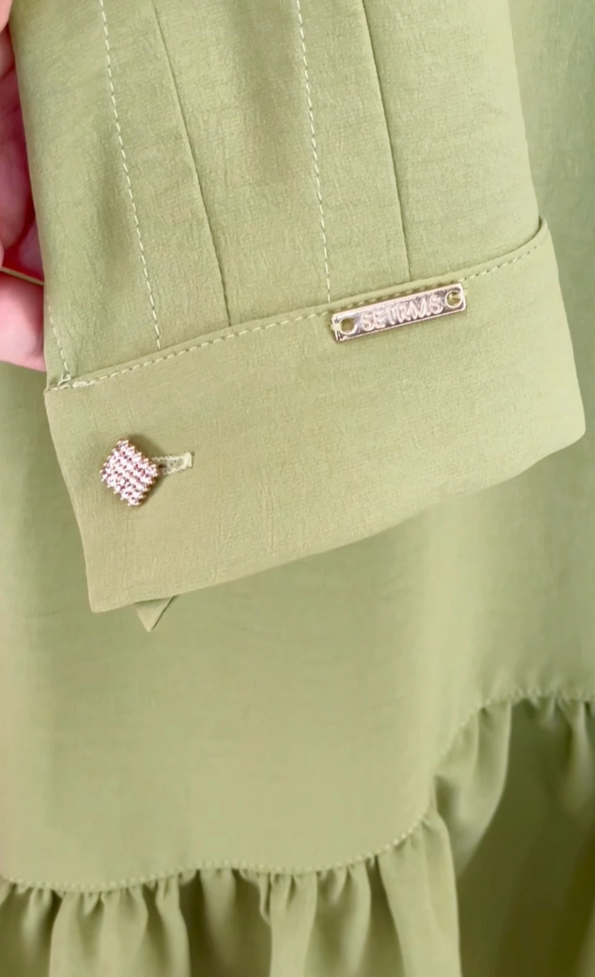 SETRMS FIRFIRLI GÖMLEK YEŞİL 