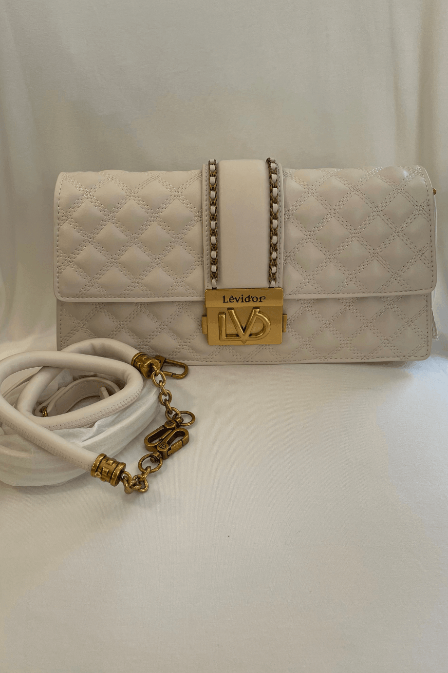LEVİDOR PREMIUM ÇANTA, Ekru iki askısı mevcut