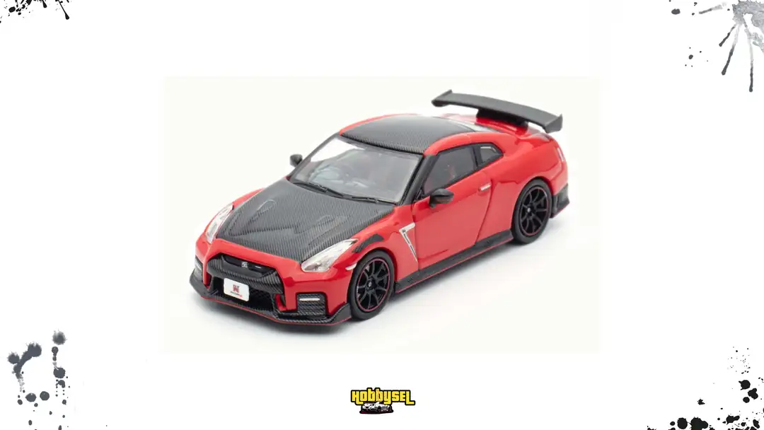 Inno 1/64 Nissan GT-R (R35) NISMO Red IN64-R35N-RED