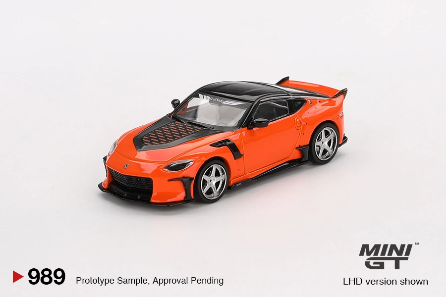 Veilside Mini R50 Mini GT 1/64 Nissan Z VeilSide FFZ400 Orange