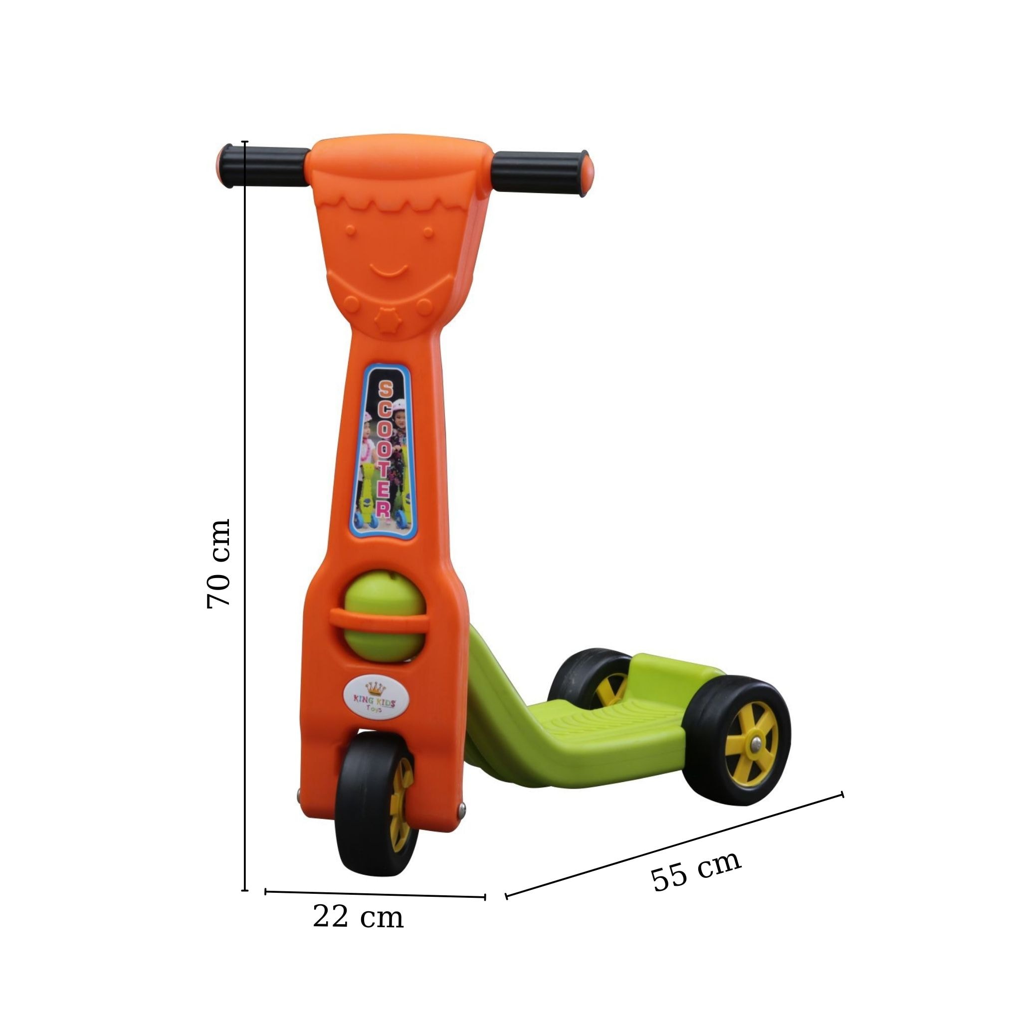 Super Scooter 3 Wheels Orange