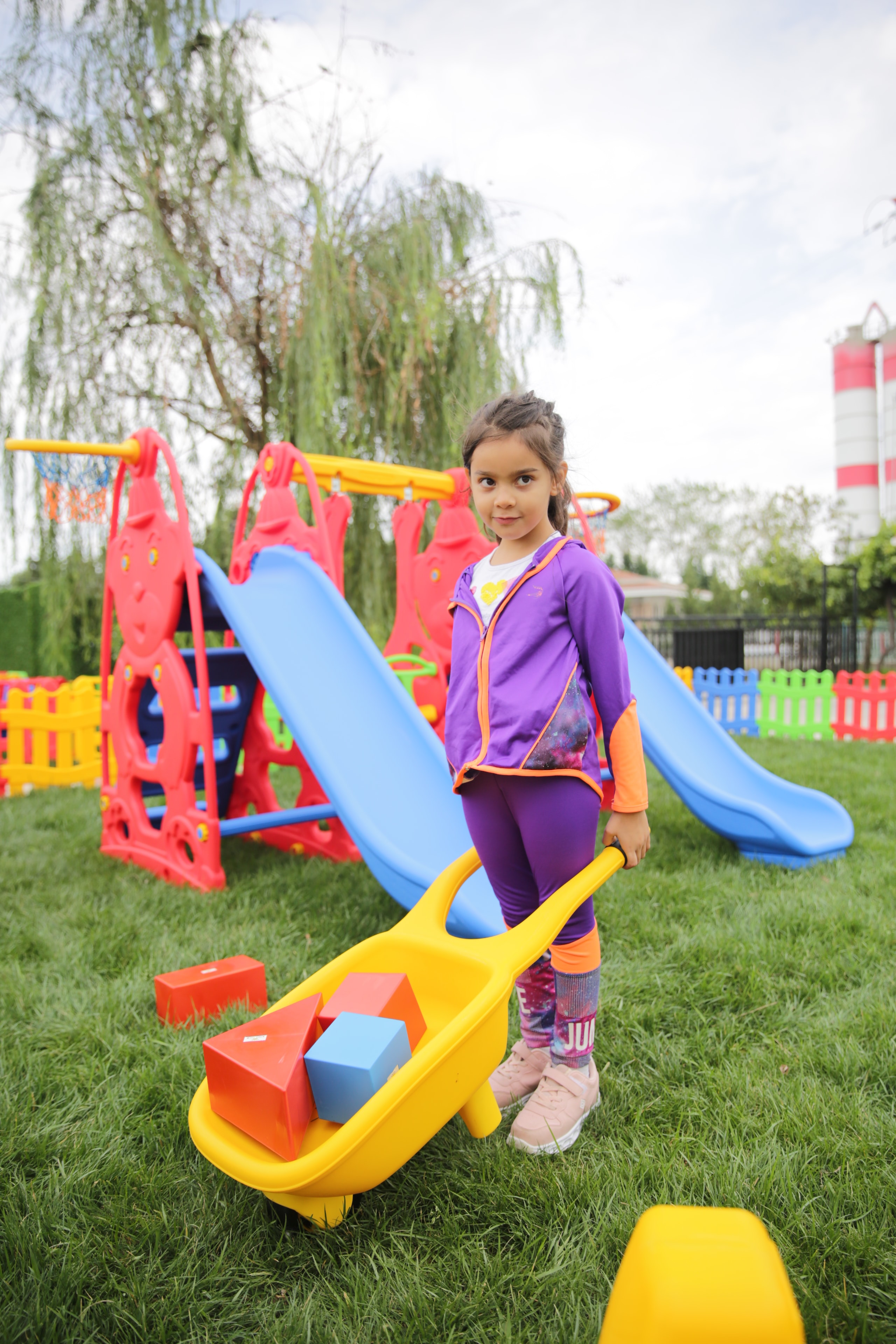 El Arabası Sarı + Kürek ve Tırmık Hediye Set