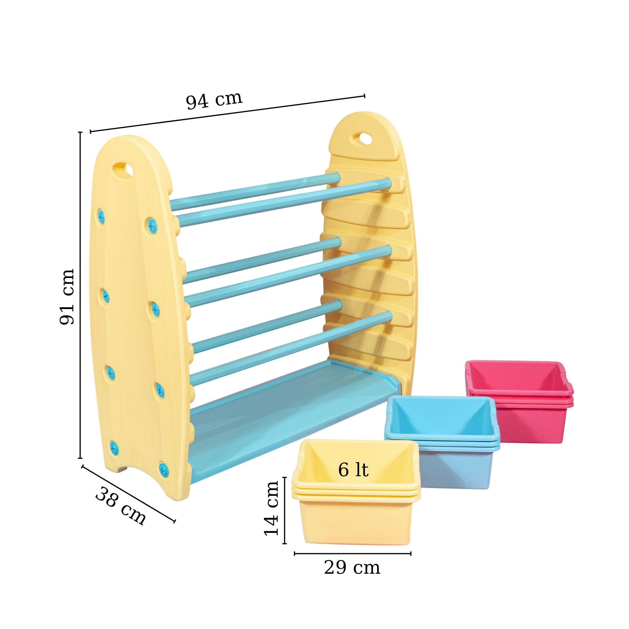 Toy Storage Box Cream