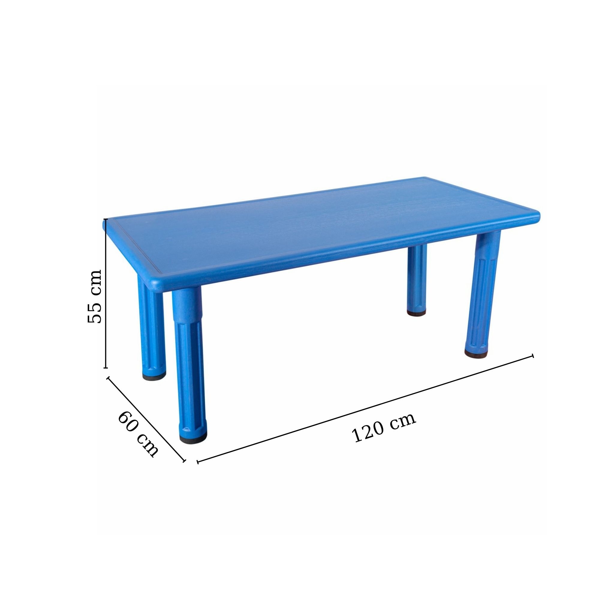King Table Plastic Legs- Red 