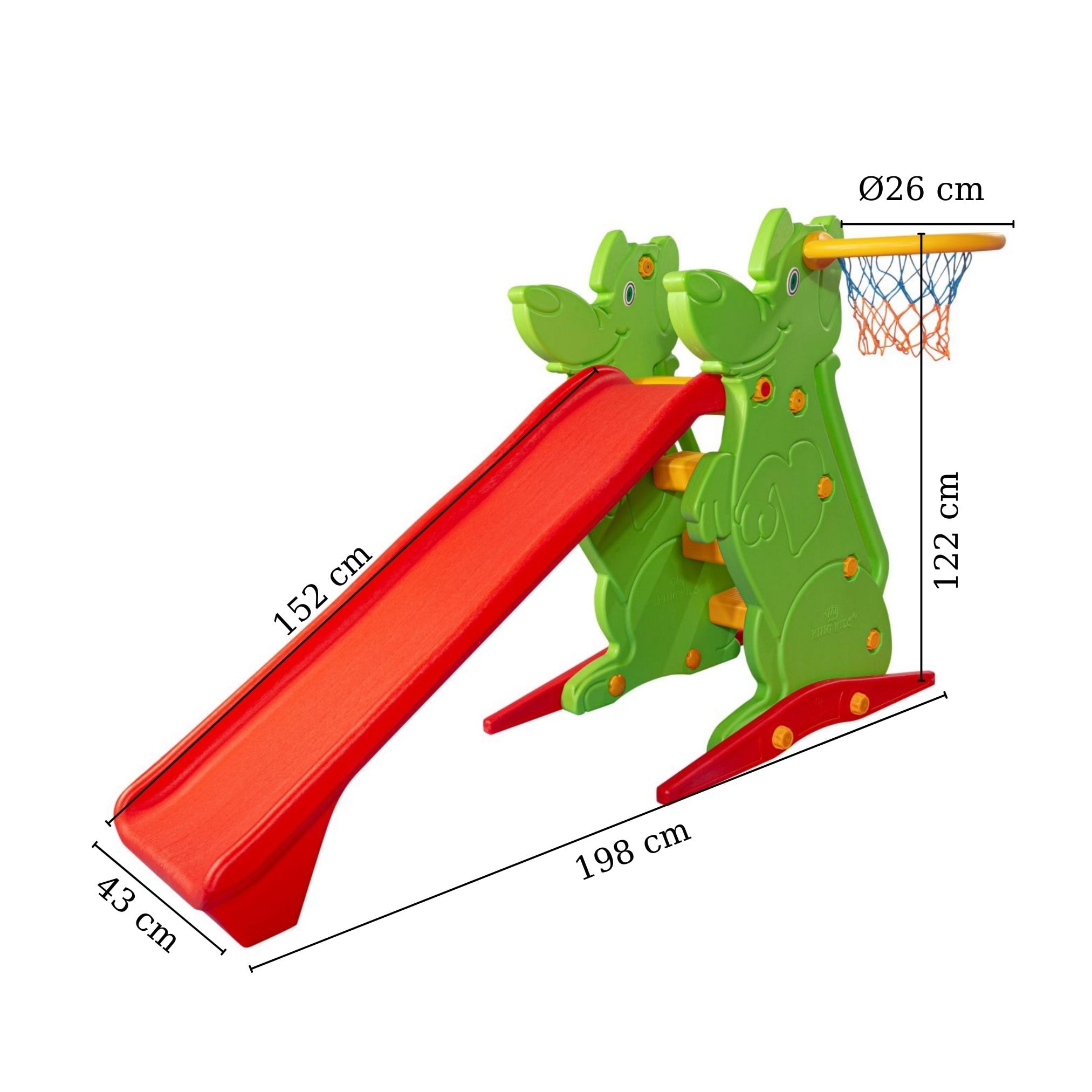 Potalı Kaydırak Mavi
