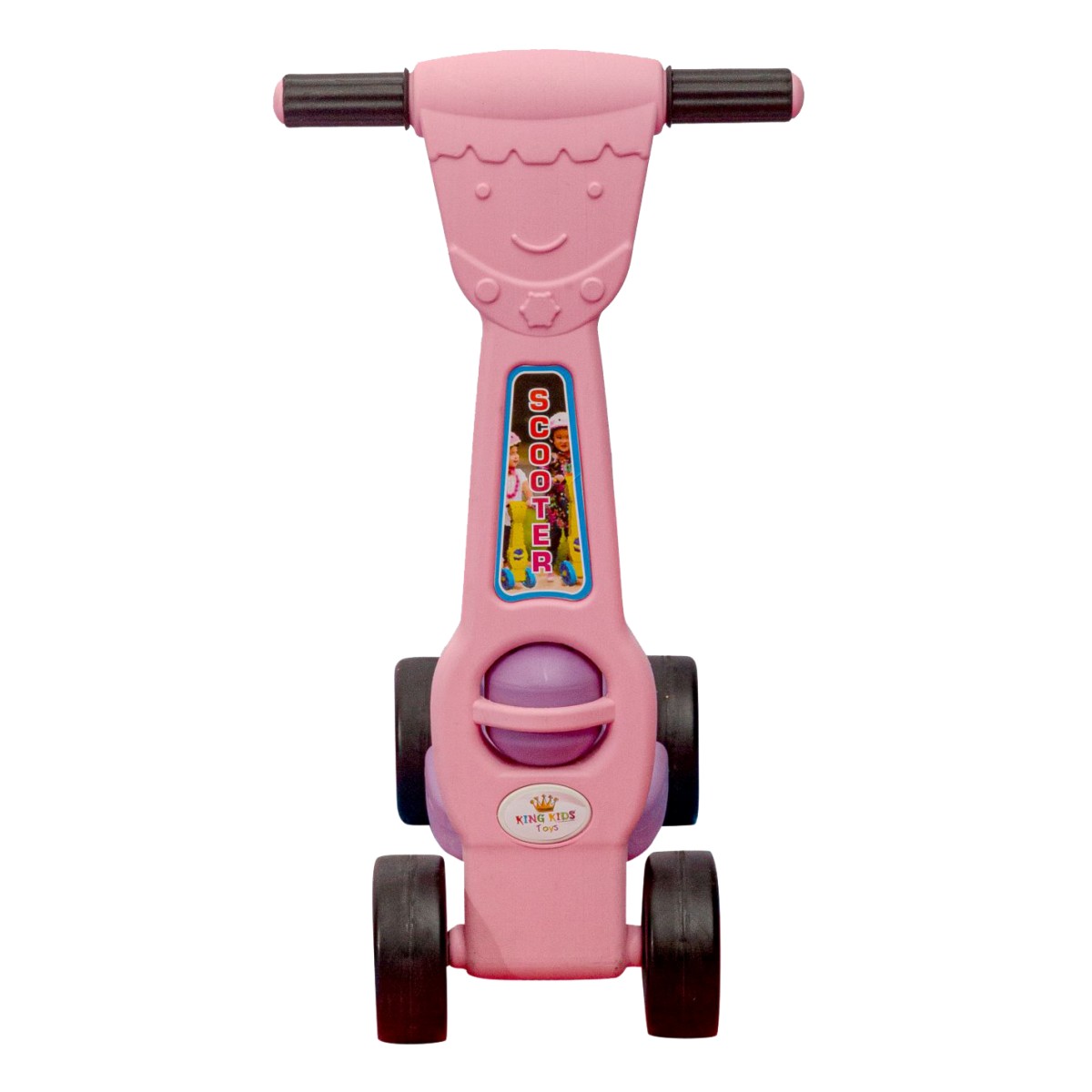 King Scooter 4 Tekerlekli Pembe