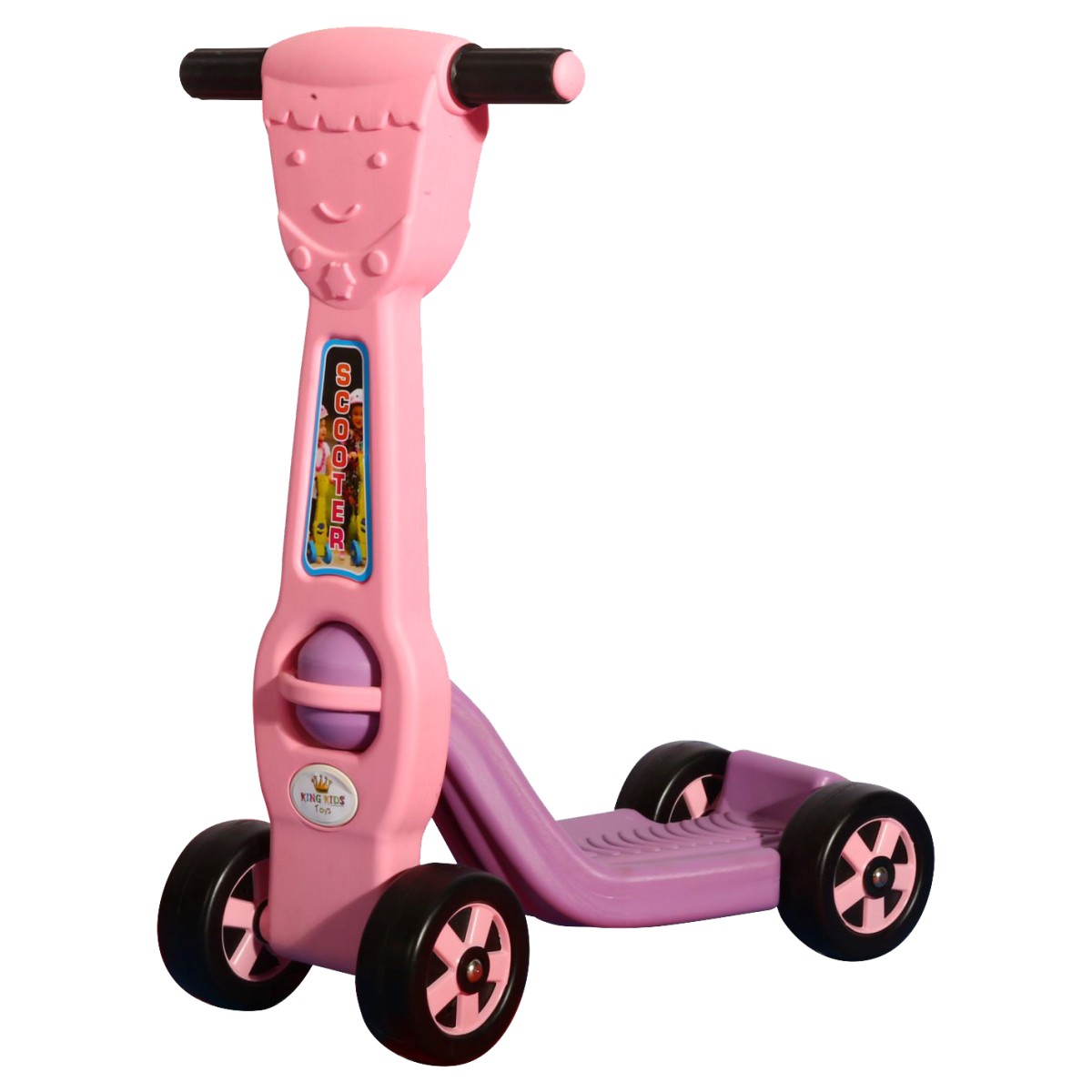 King Scooter 4 Tekerlekli Pembe