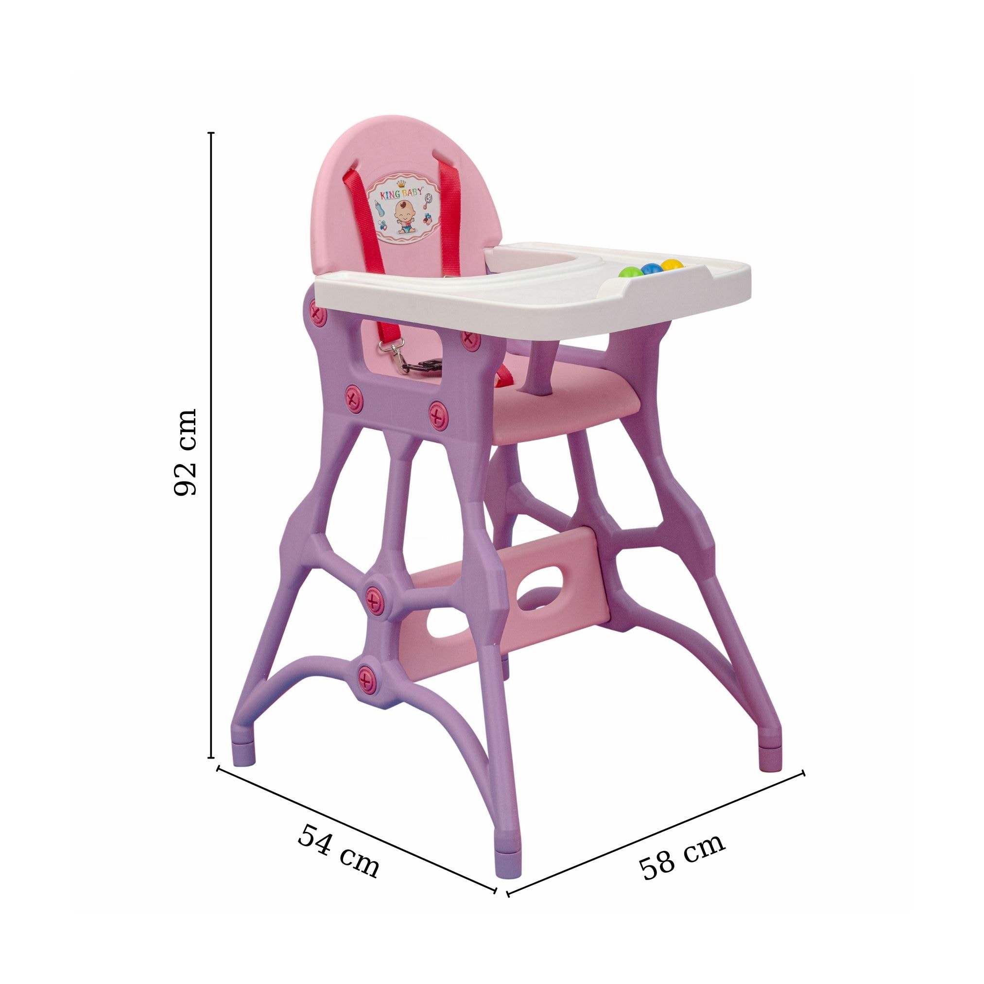 KING BABY HIGHCHAIR TURQUOISE