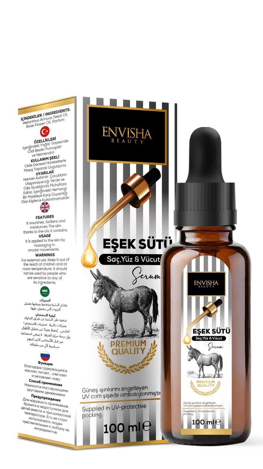 Envisha Beauty Eşek Sütü Serum 100 ML