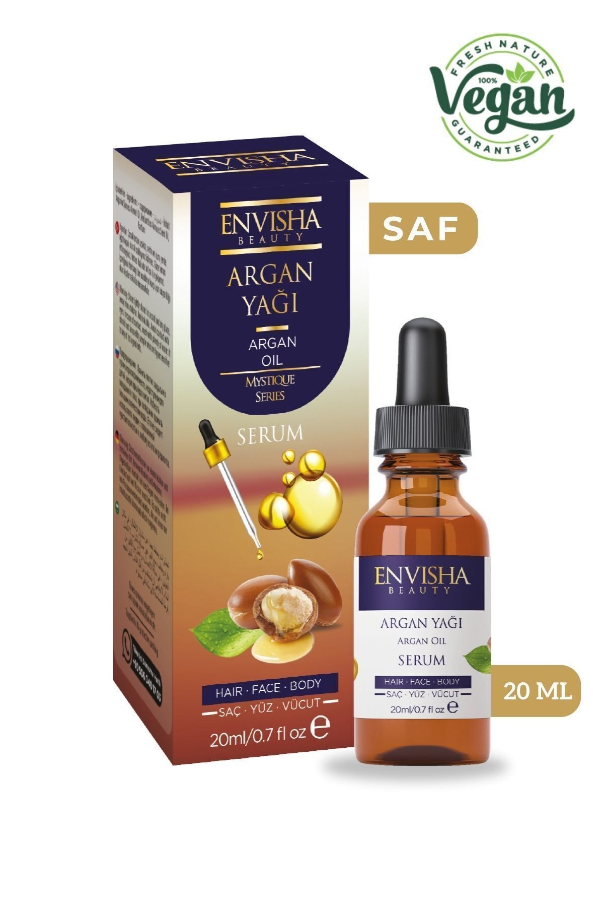 Argan Yağı %100 Doğal Bitkisel Yağ Argan Oil 20 ML