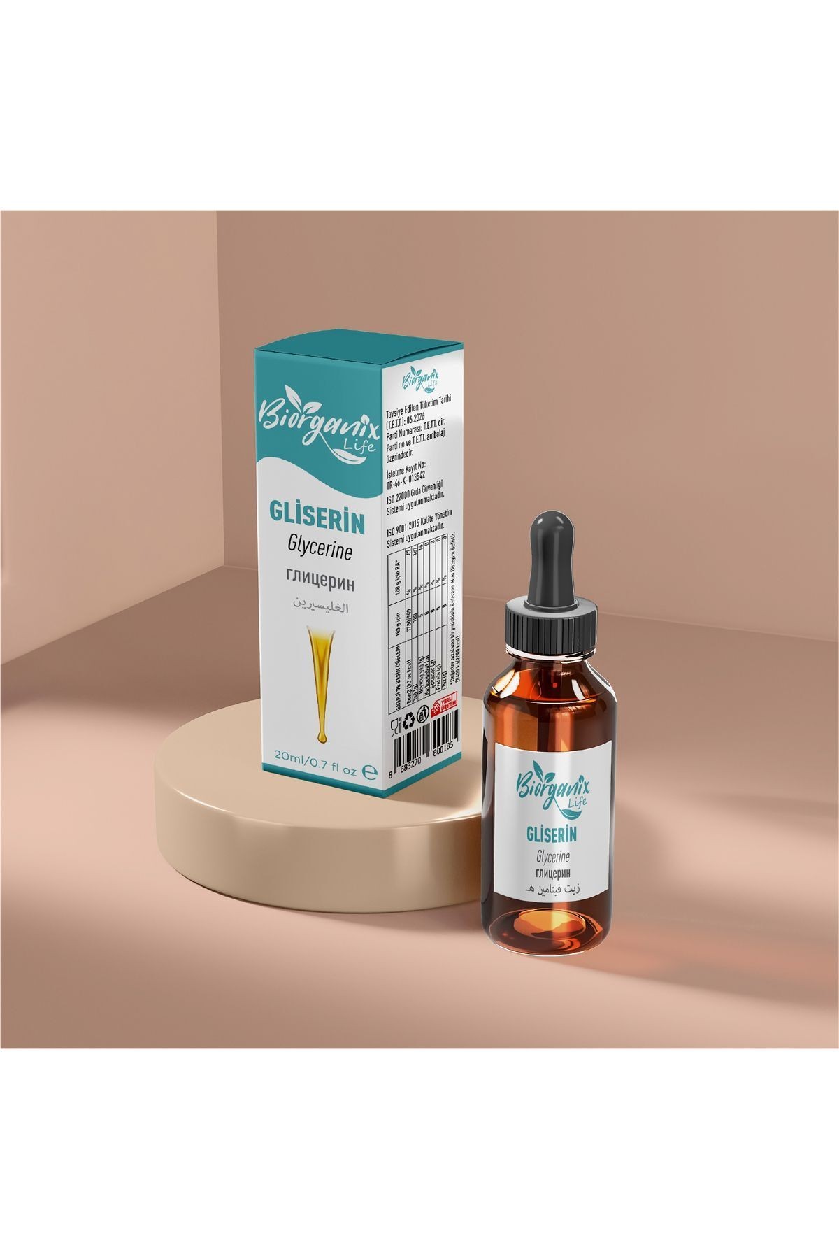 Gliserin 20 ML(Bitkisel Gliserin)