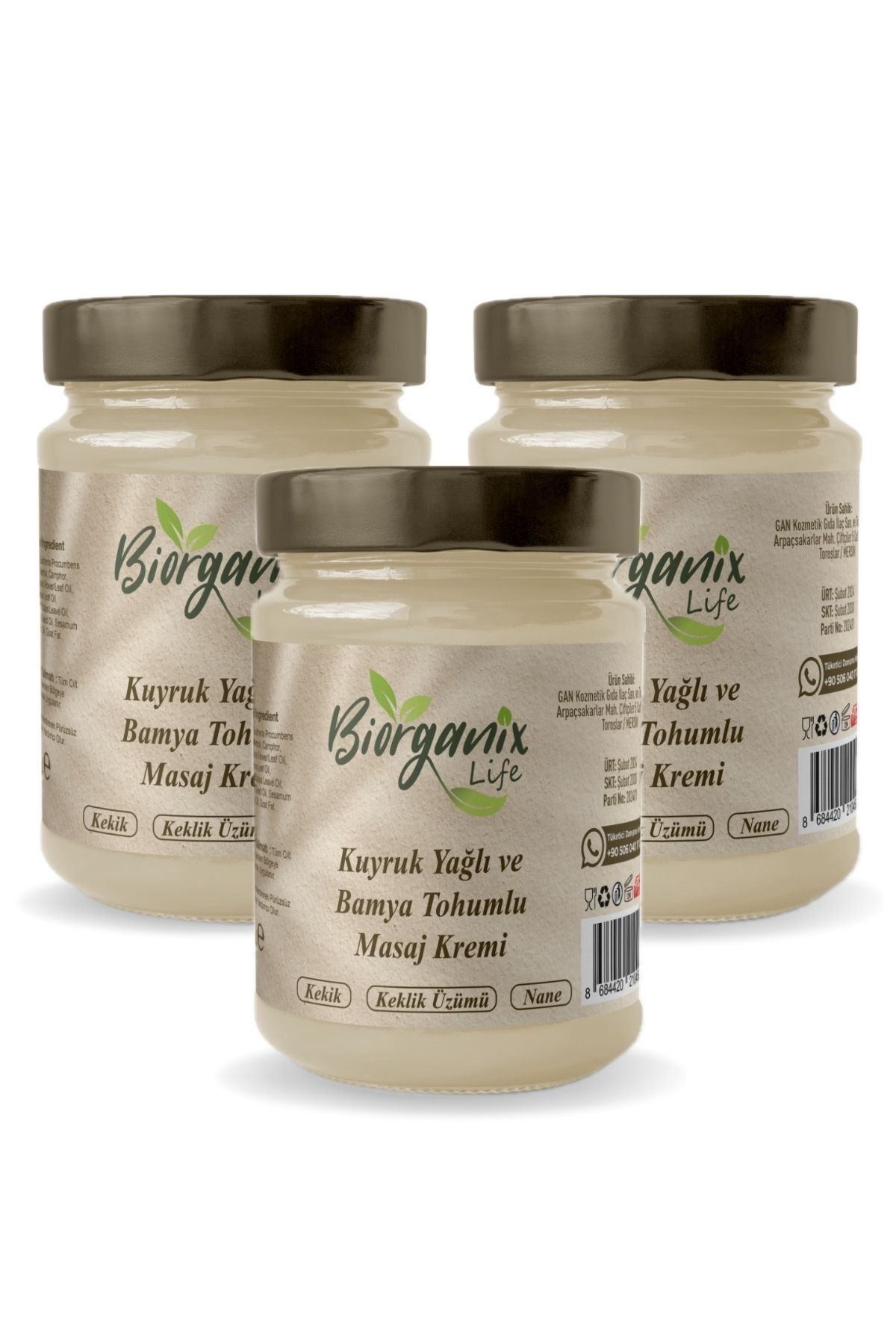 Kuyruk Yağı Ve Bamya Tohumu Yağlı Krem 3 Adet 210 ml