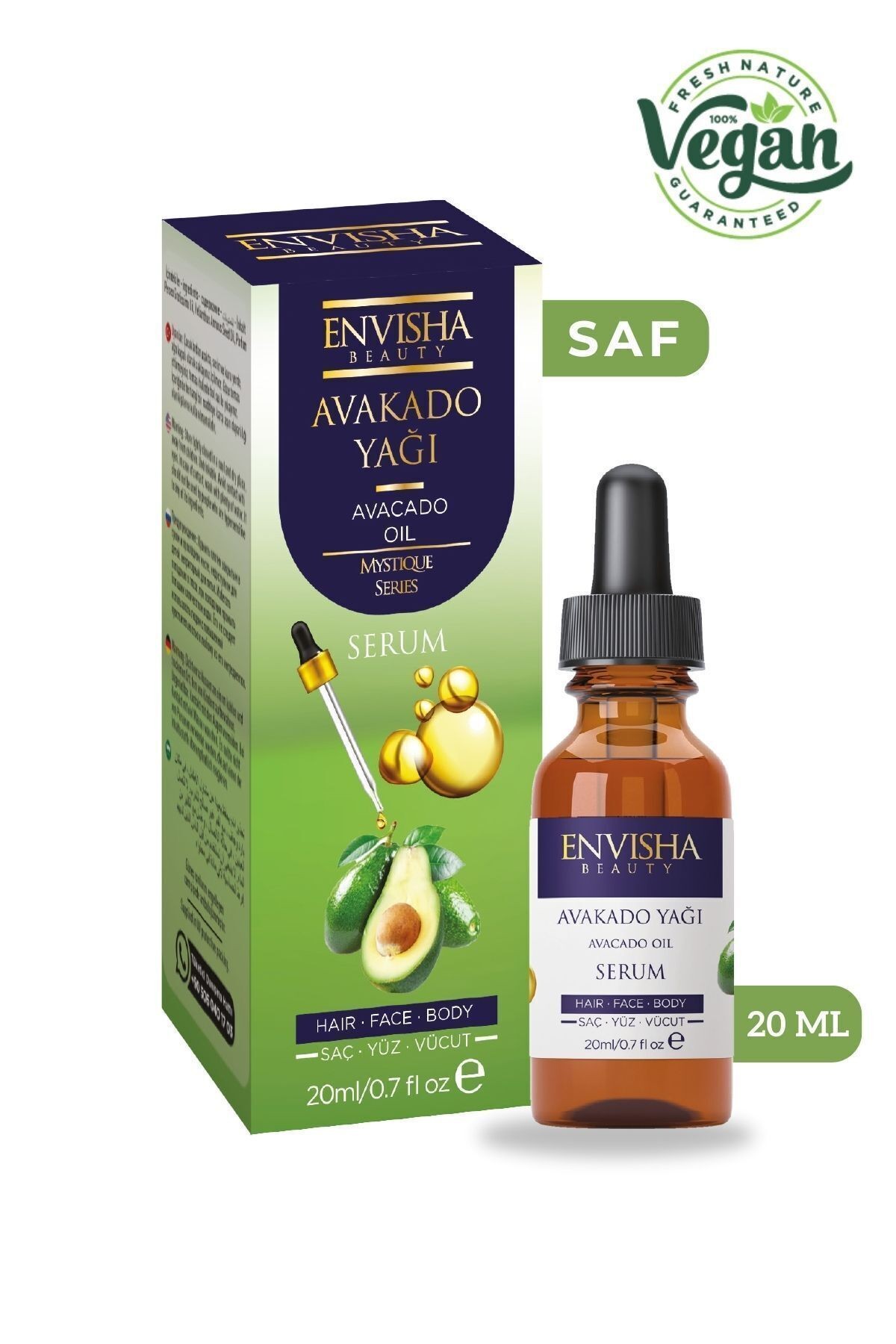 Avakado Yağı %100 Doğal Bitkisel Yağ Avocado Oil 20 ML