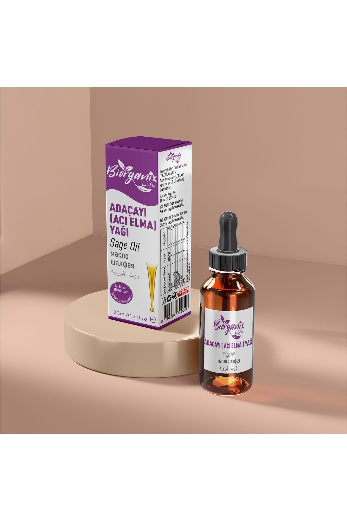 Adaçayı (ACI ELMA) Yağı 20 ml