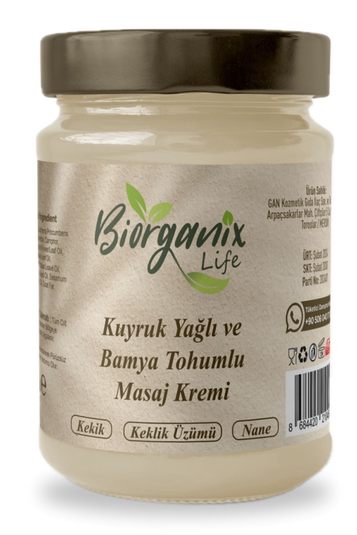 Kuyruk Yağlı Ve Bamya Tohumlu Krem 100 ml