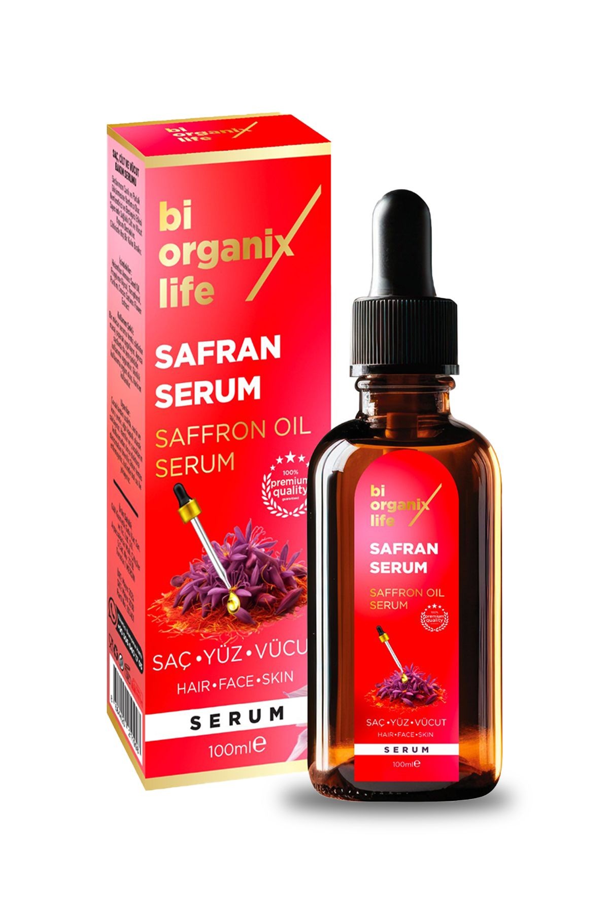 Safran Yağı Serumu Kırışıklık Karşıtı 100 ML