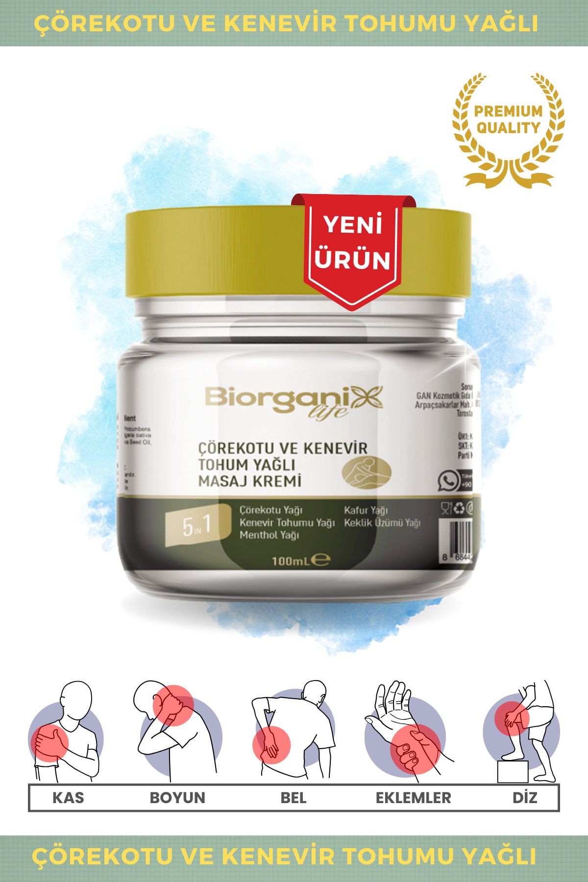 Çörekotu Tohumu Yağlı Masaj Kremi 100 ML