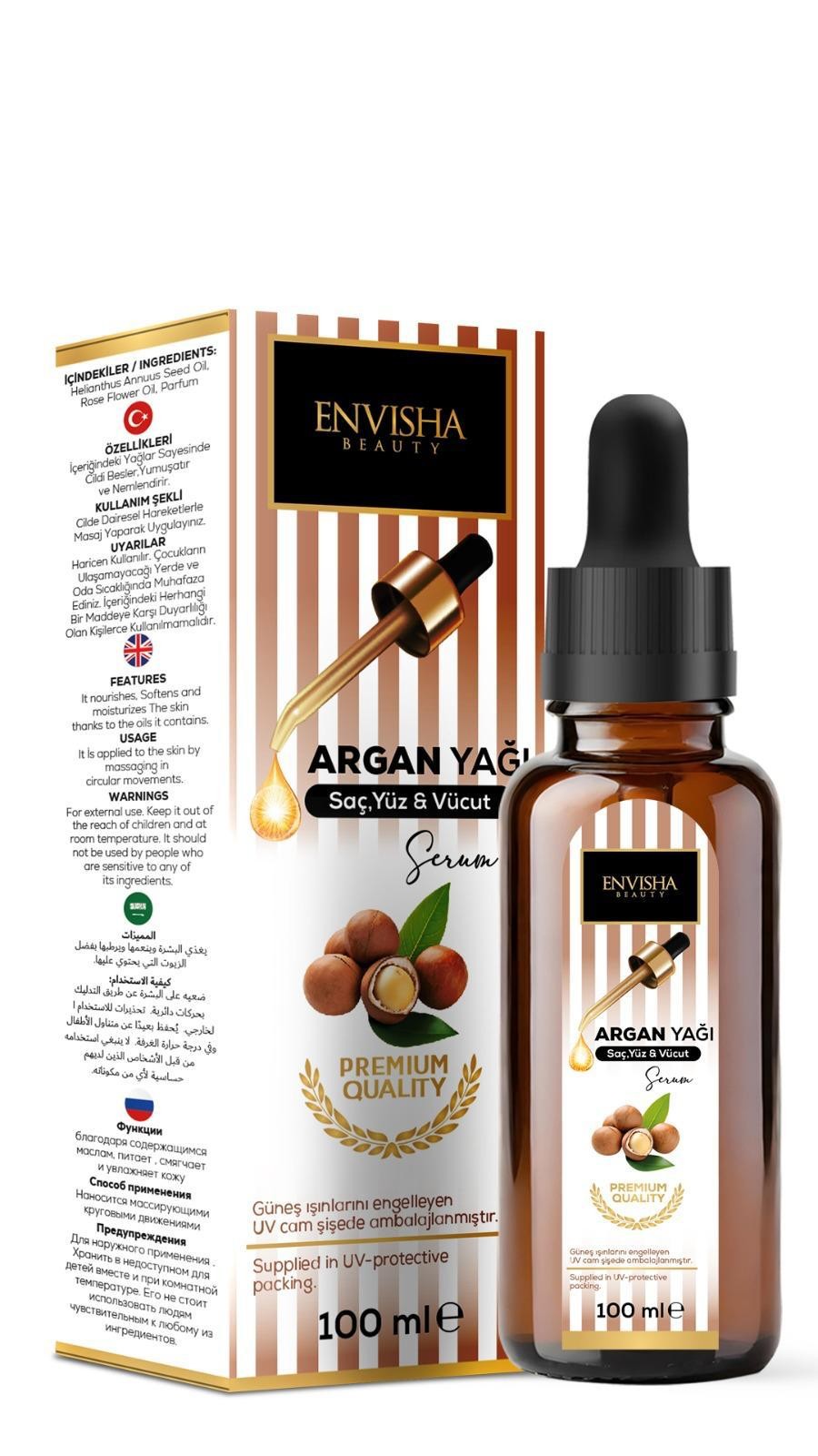 Envisha Beauty Argan Yağı 100 ML