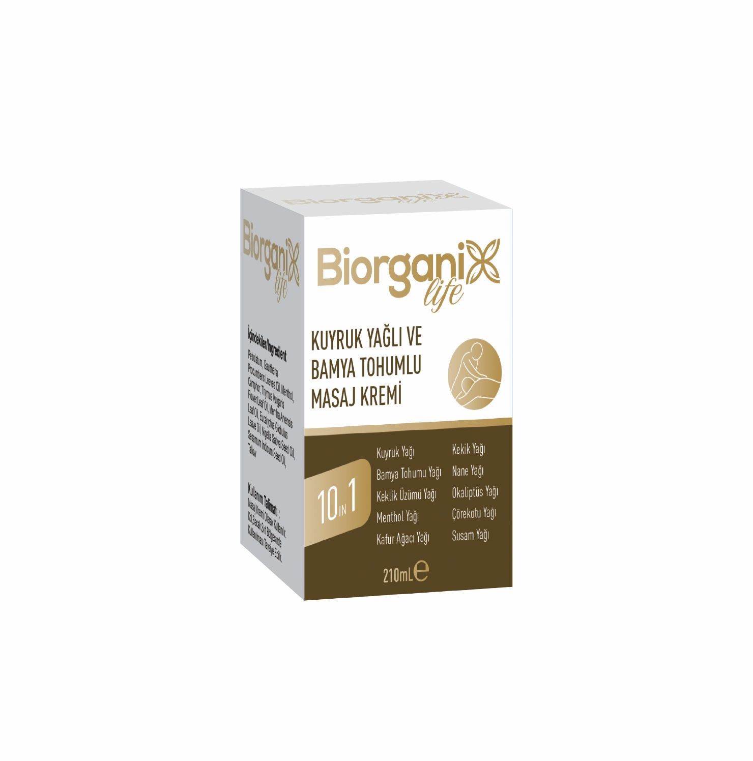 Biorganix Life Kuyruk Yağlı Bamya Tohumlu Krem 210 ML