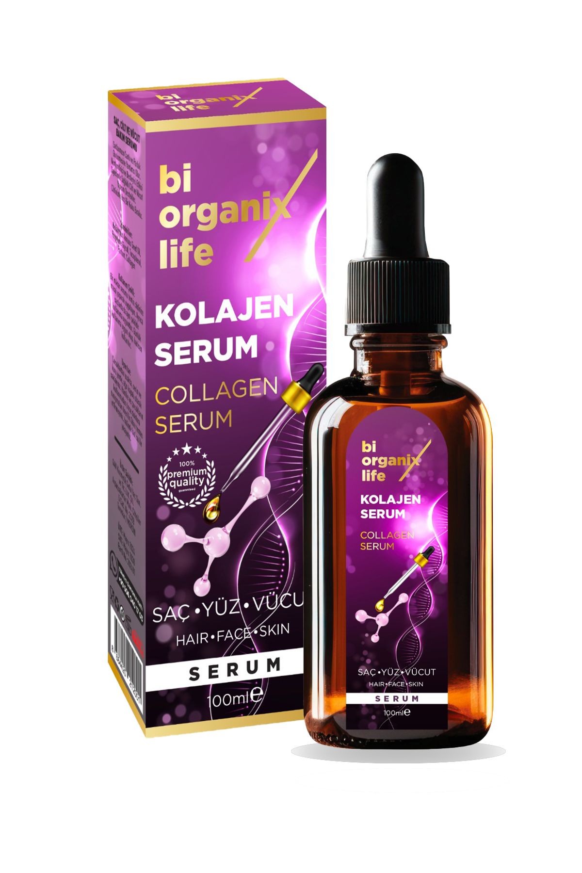 Kollajen Serum Yaşlanma Ve Kırışıklık Karşıtı Aydınlatıcı 100 ML