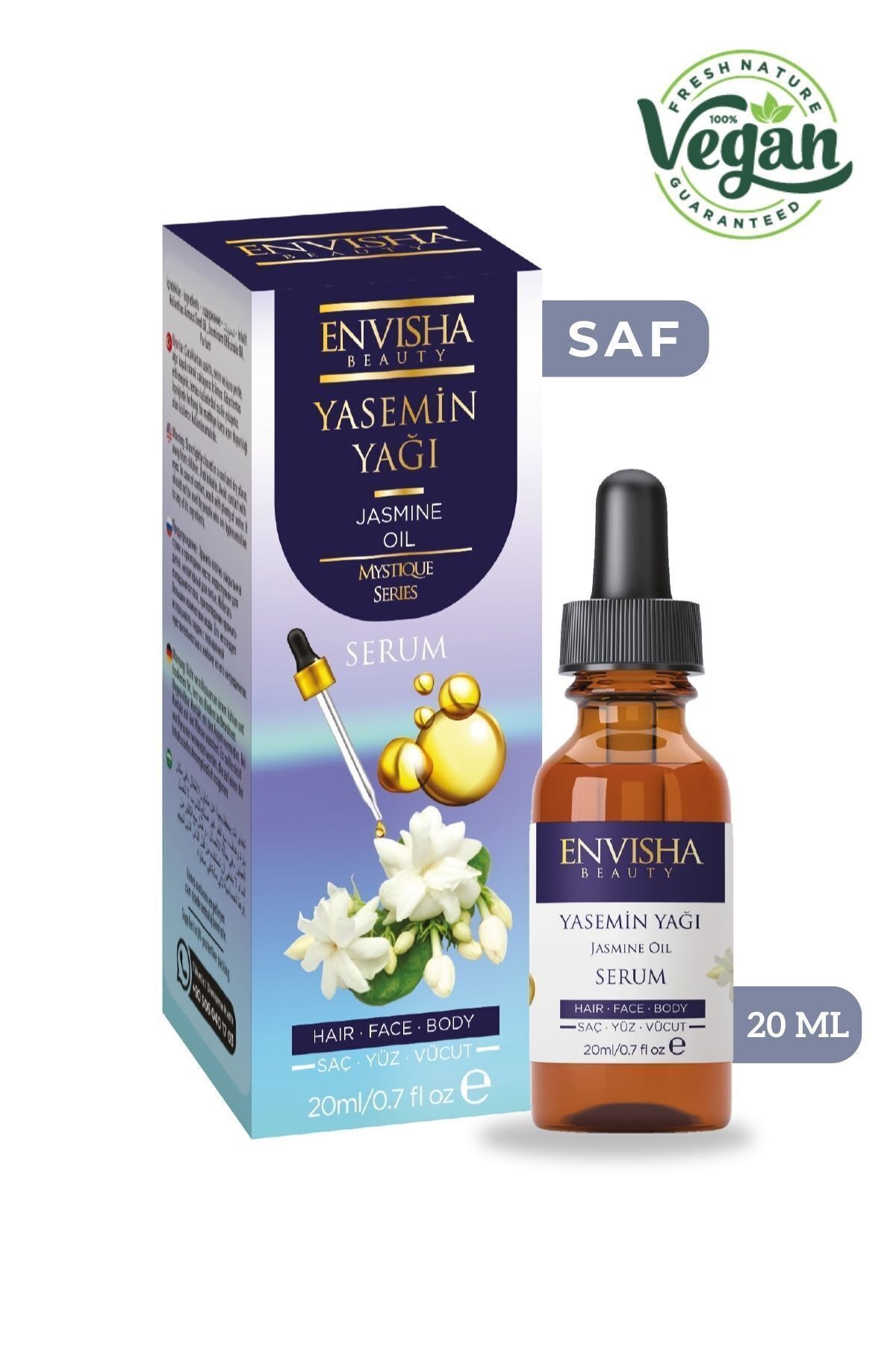 Yasemin Yağı %100 Doğal Bitkisel Yağ Jasmine Oil 20 ML