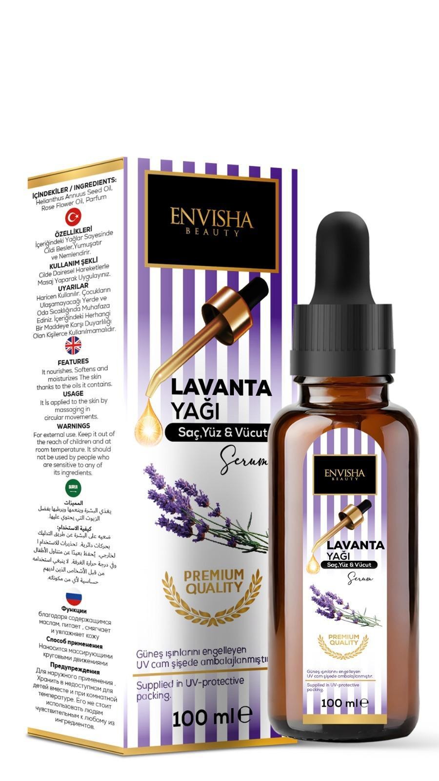 Envisha Beauty Lavanta Yağı 100 ML