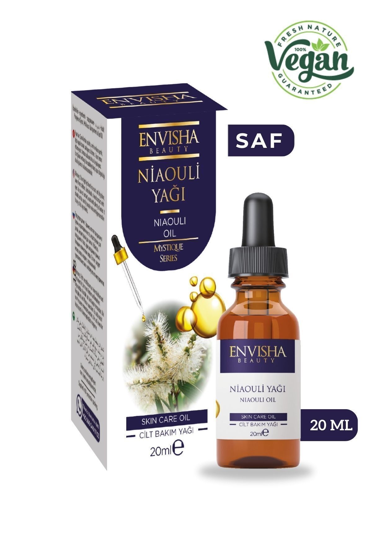 Nioli Yağı %100 Doğal Bitkisel Yağ Niaouli Essential Oil 20 ML