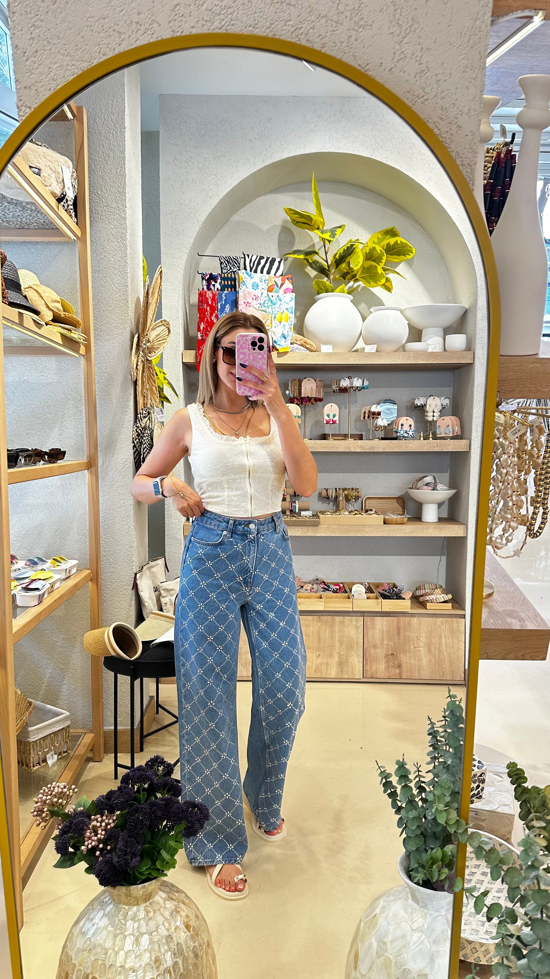 Taşlı Jean 
