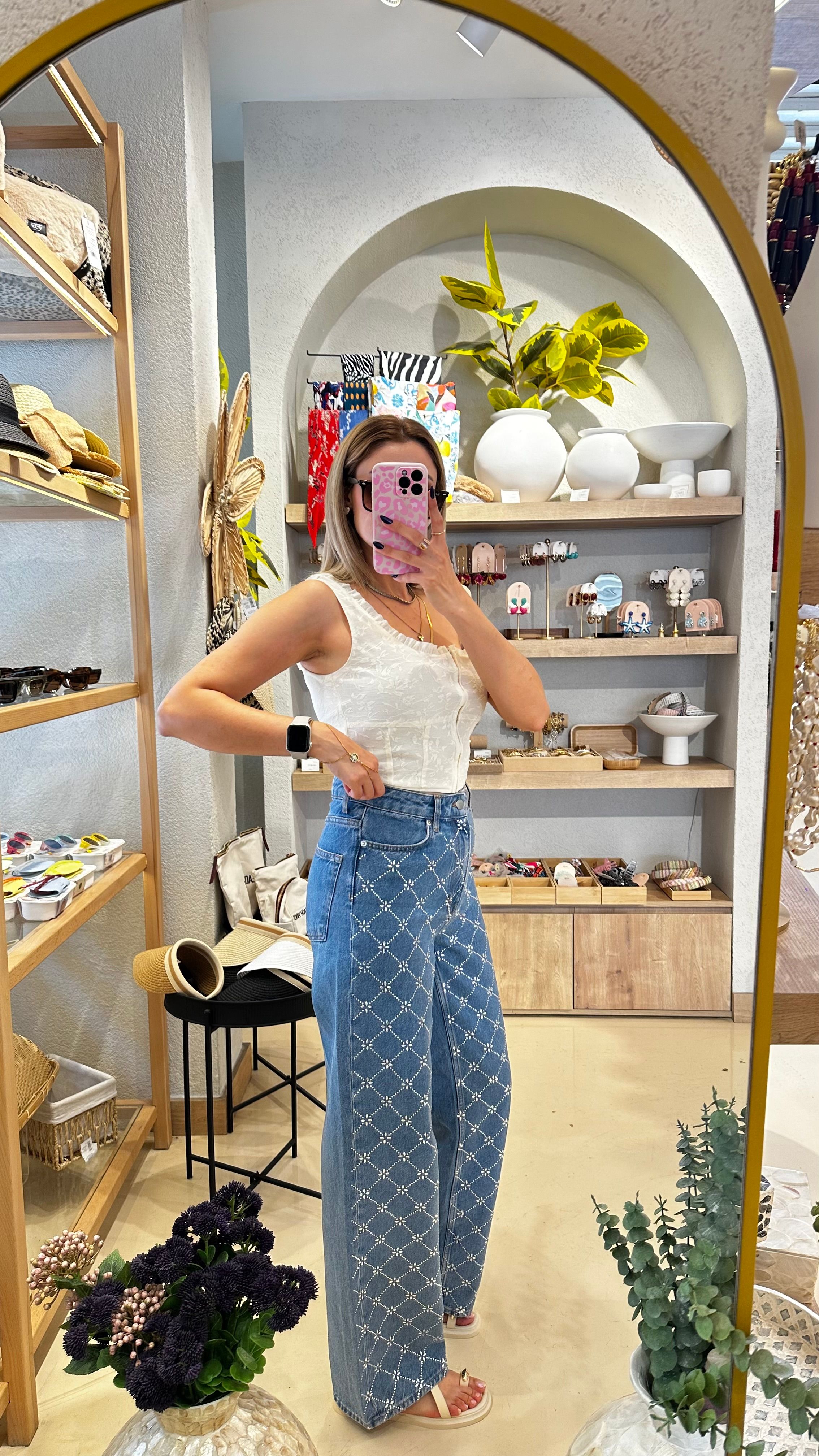 Taşlı Jean 
