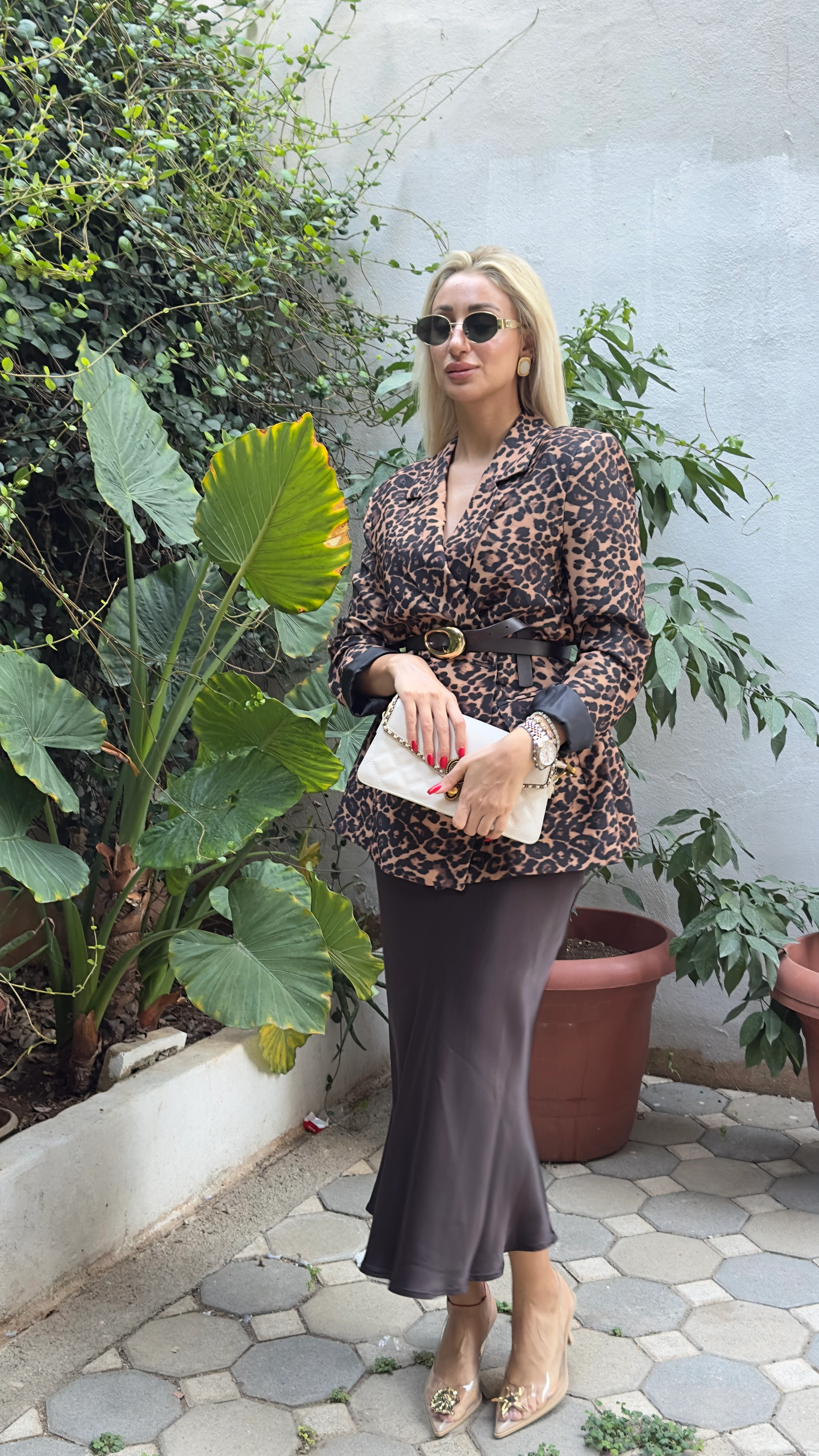 Acı Kahve Saten Etek 