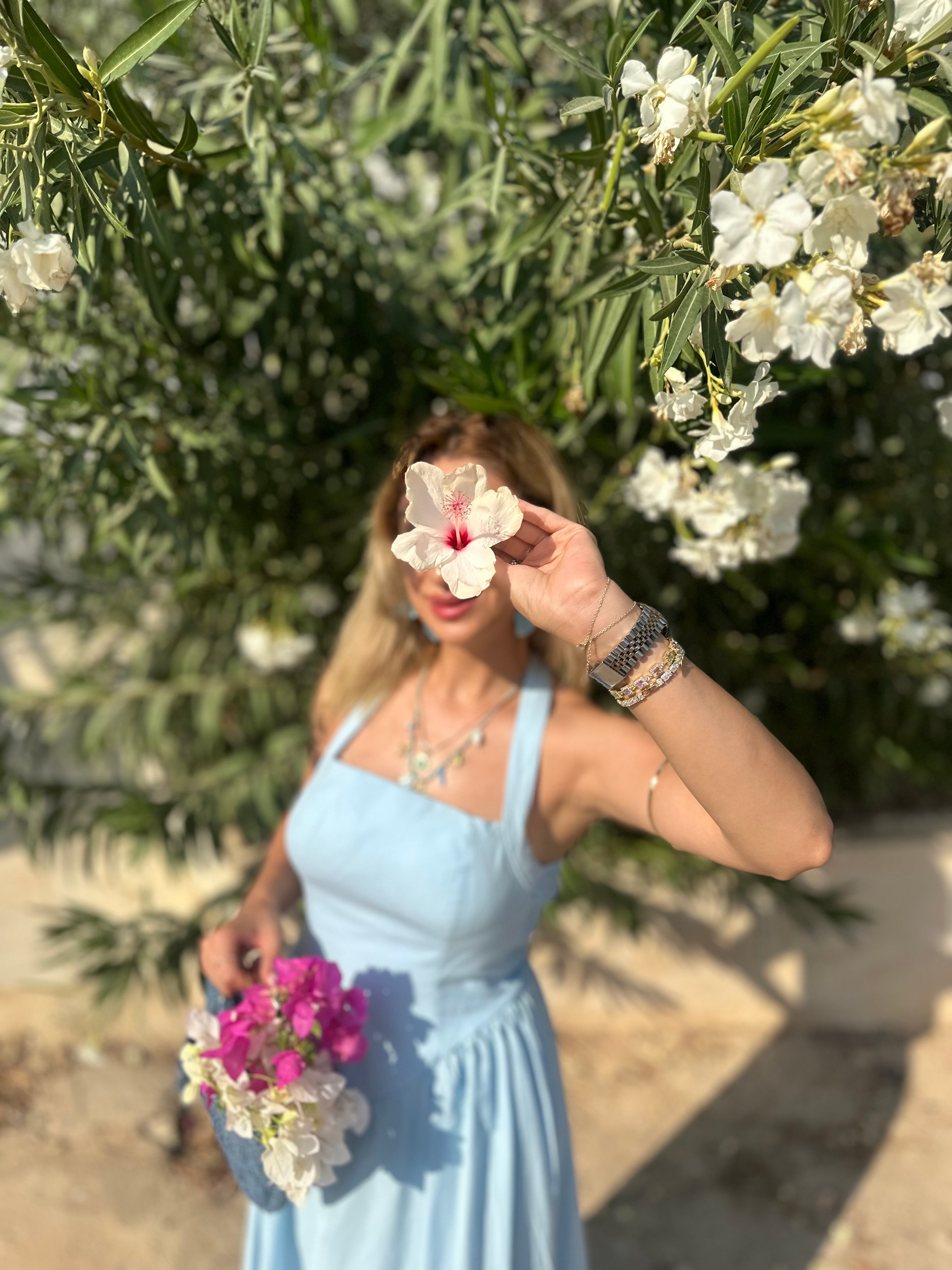 Bebe Mavisi Elbise 