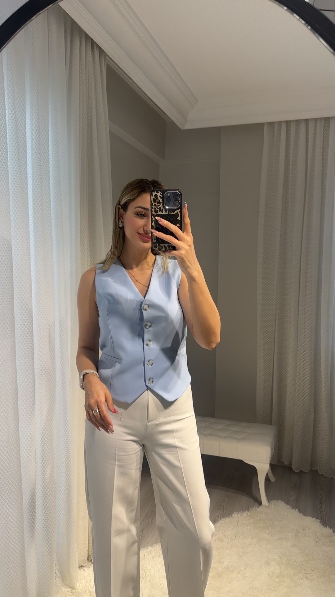 Bebe Mavisi Yelek 