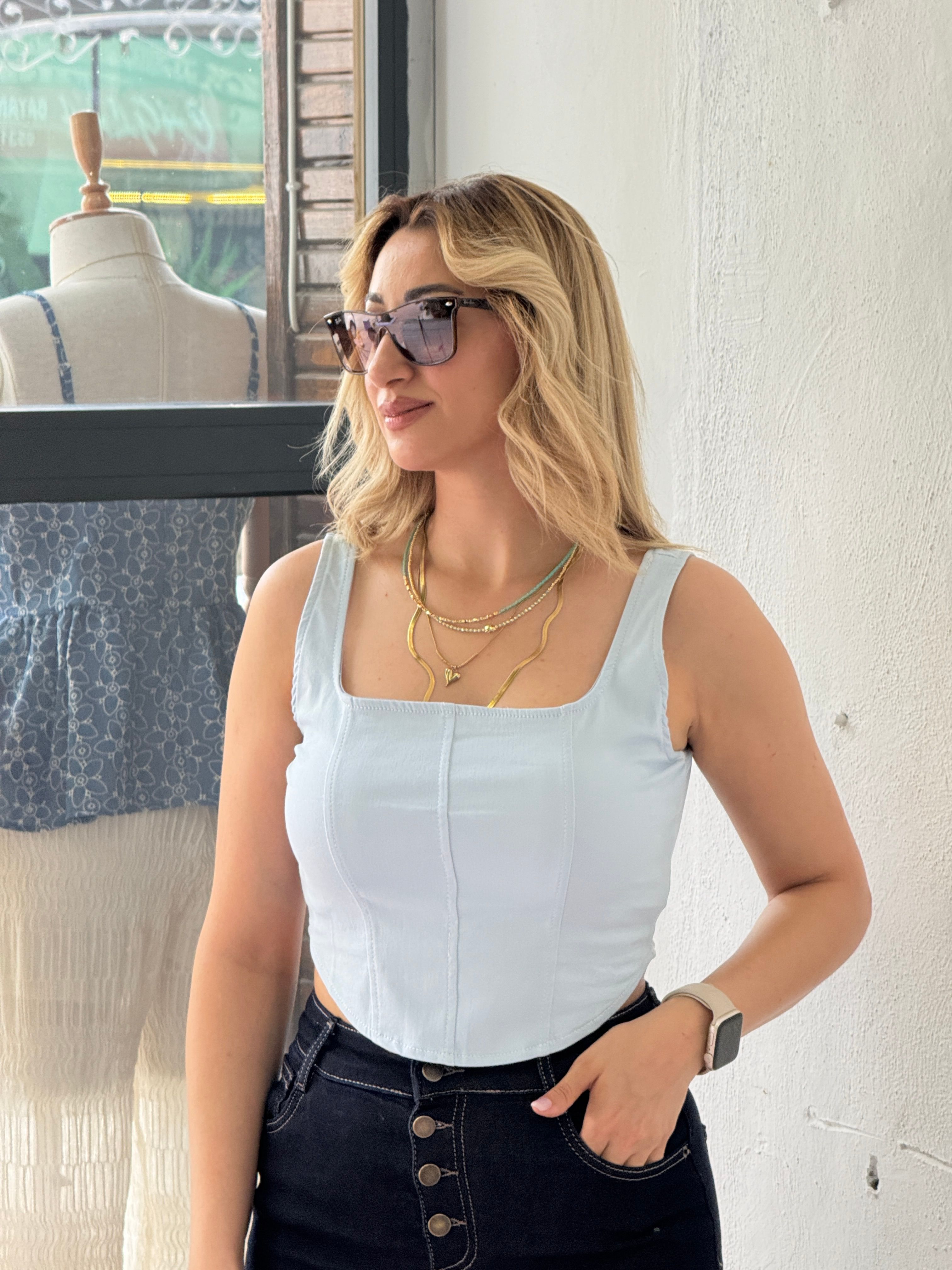 Bebe Mavisi Crop