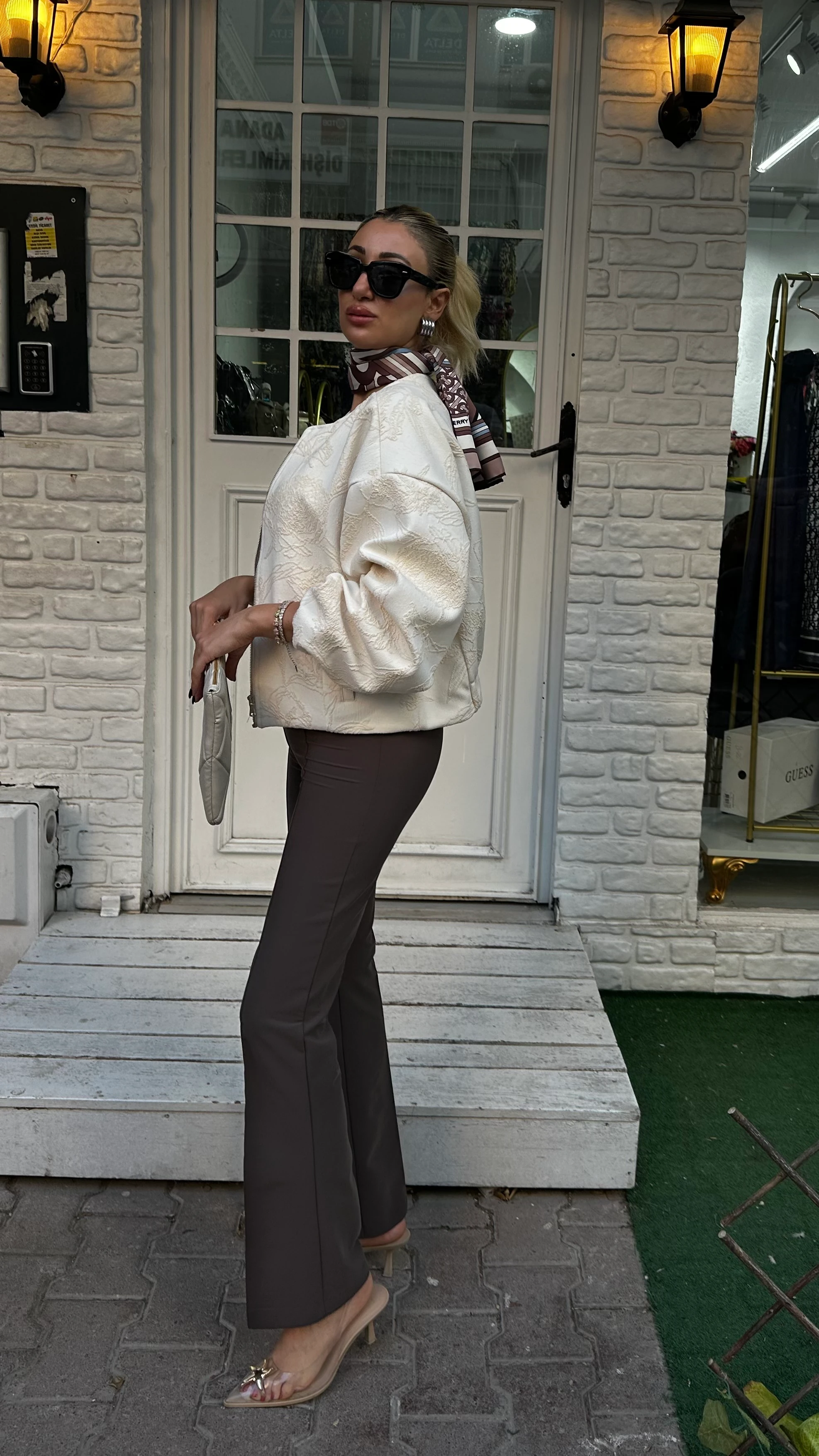 Nakışlı Bomber Ceket 