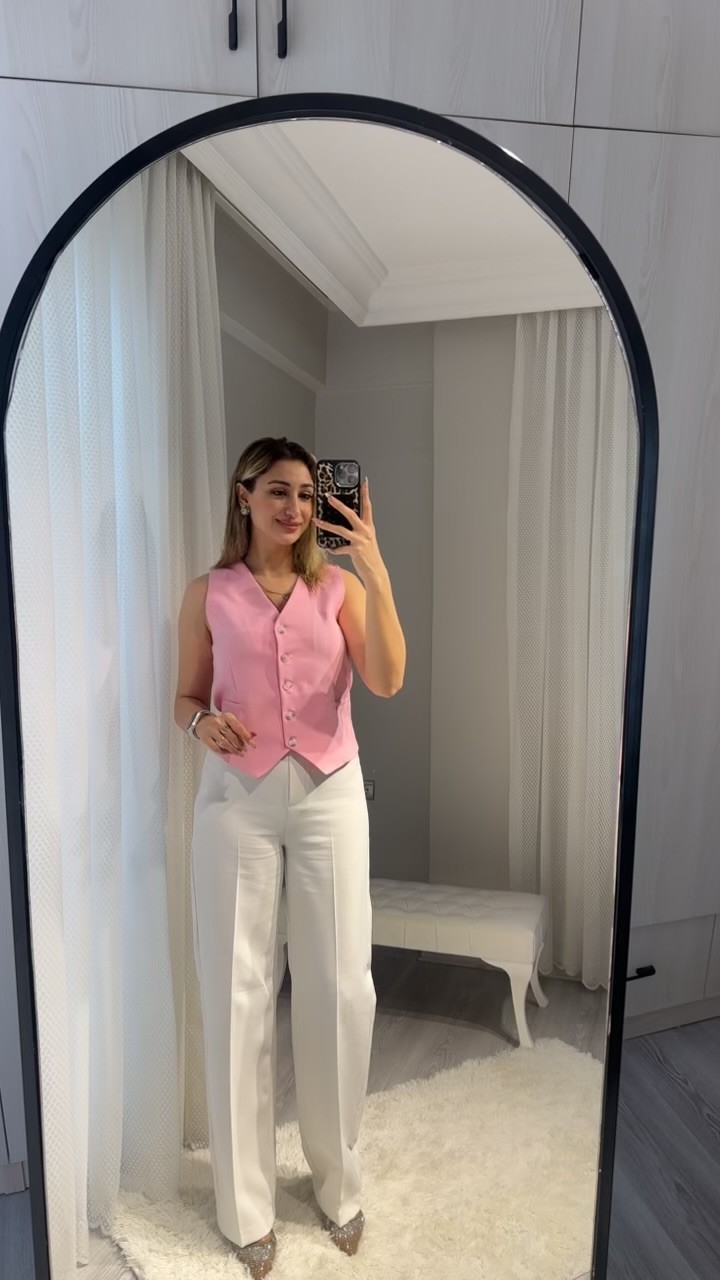 Bebe Pembesi Yelek 