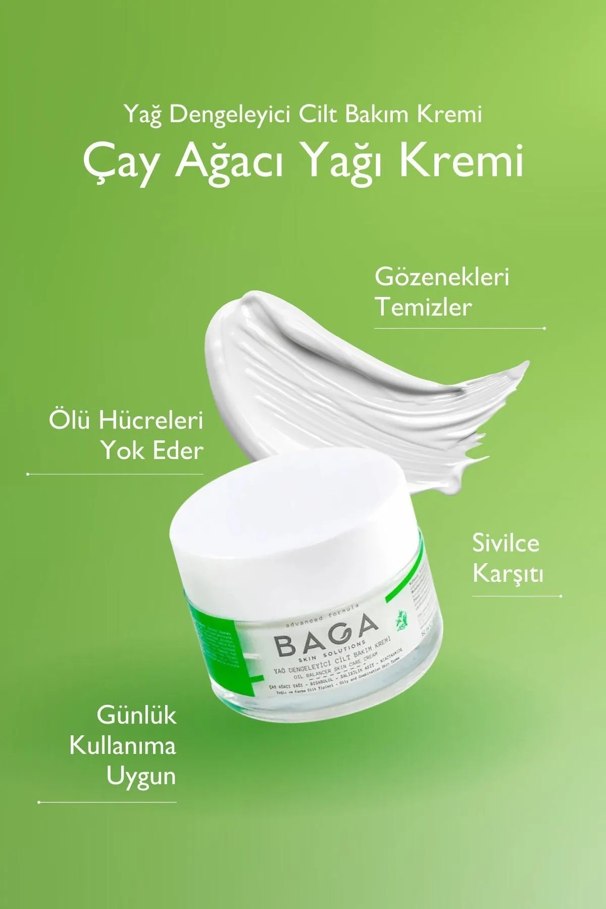 Çay Ağacı Yağı Kremi