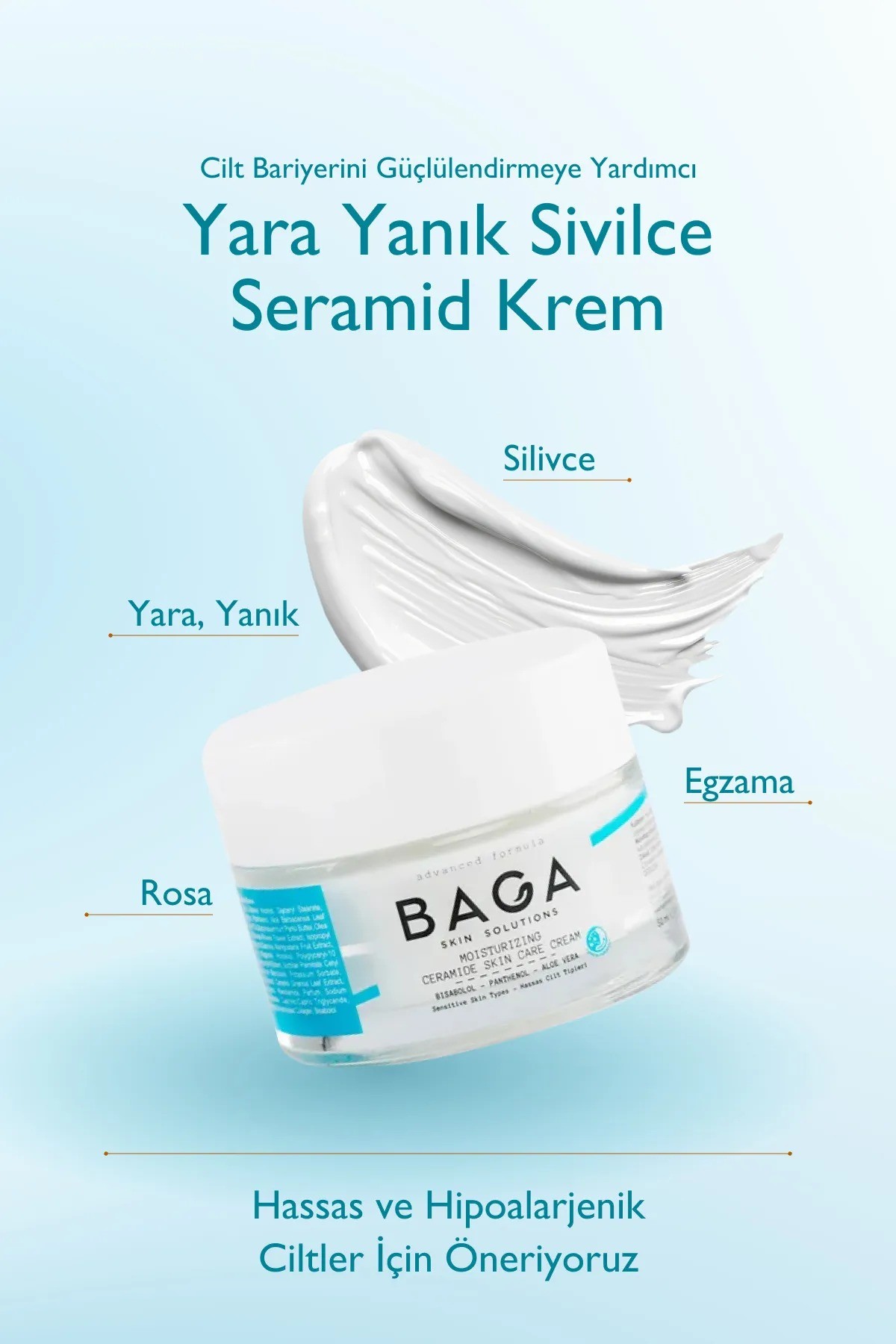 Baga Seramid Krem