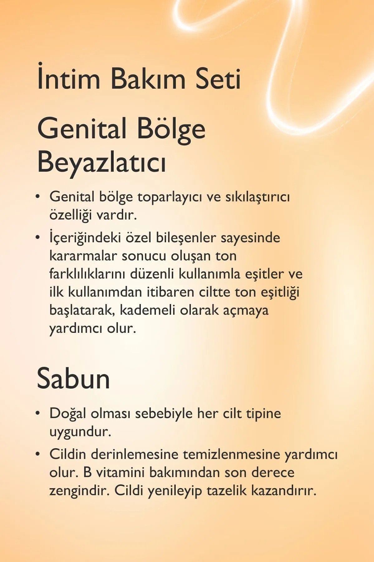 Baga Beyazlatıcı Set Genital Bölge Beyazlatıcı & Pirinç Sabun