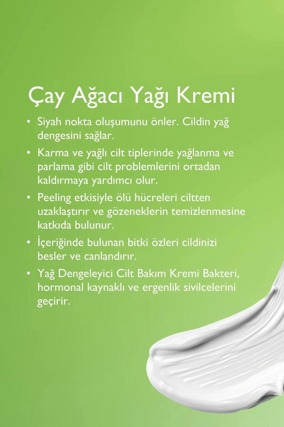 Çay Ağacı Yağı Kremi
